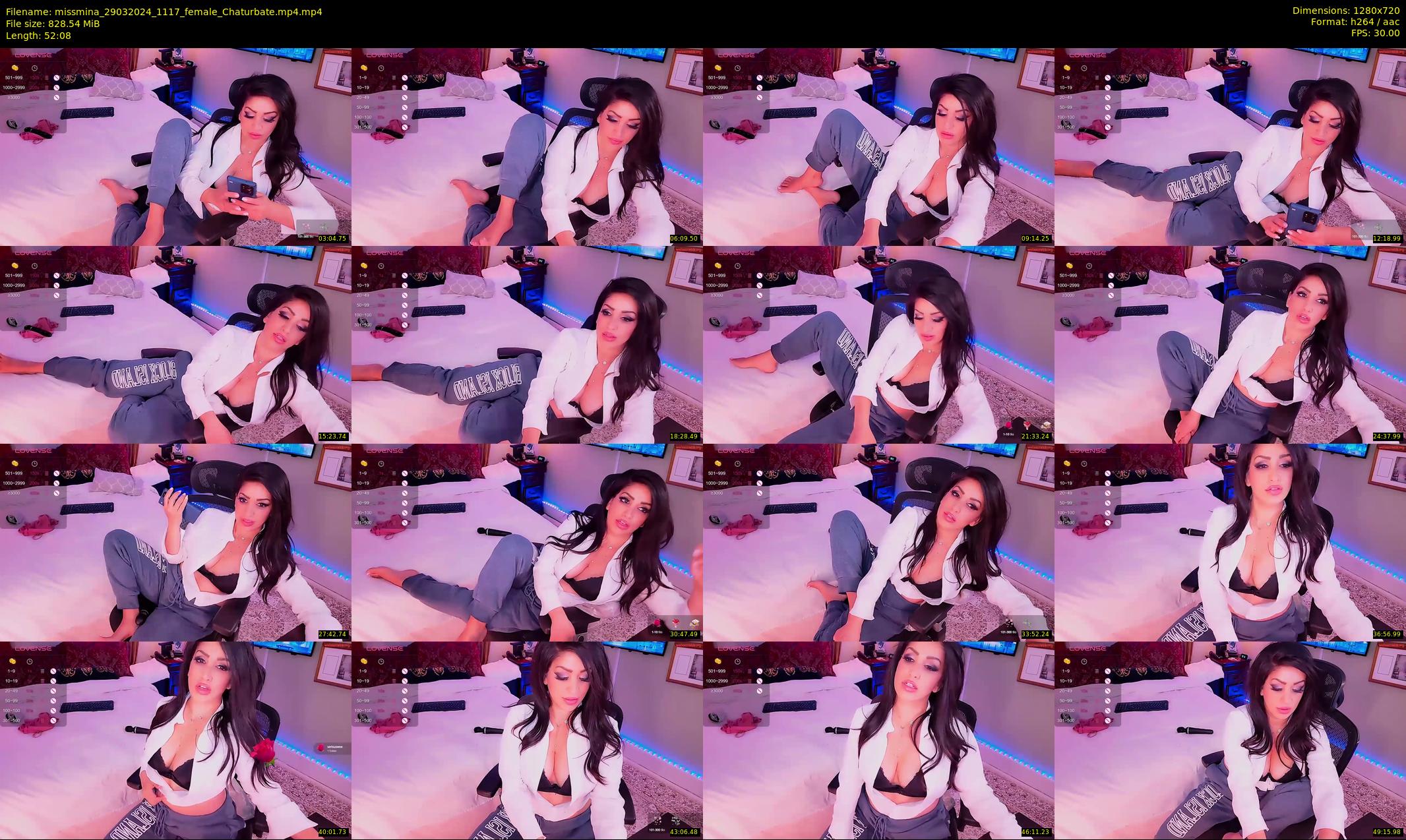 missmina — 53 minute Chaturbate female cam show recording, 720p, Mar 29, 2024