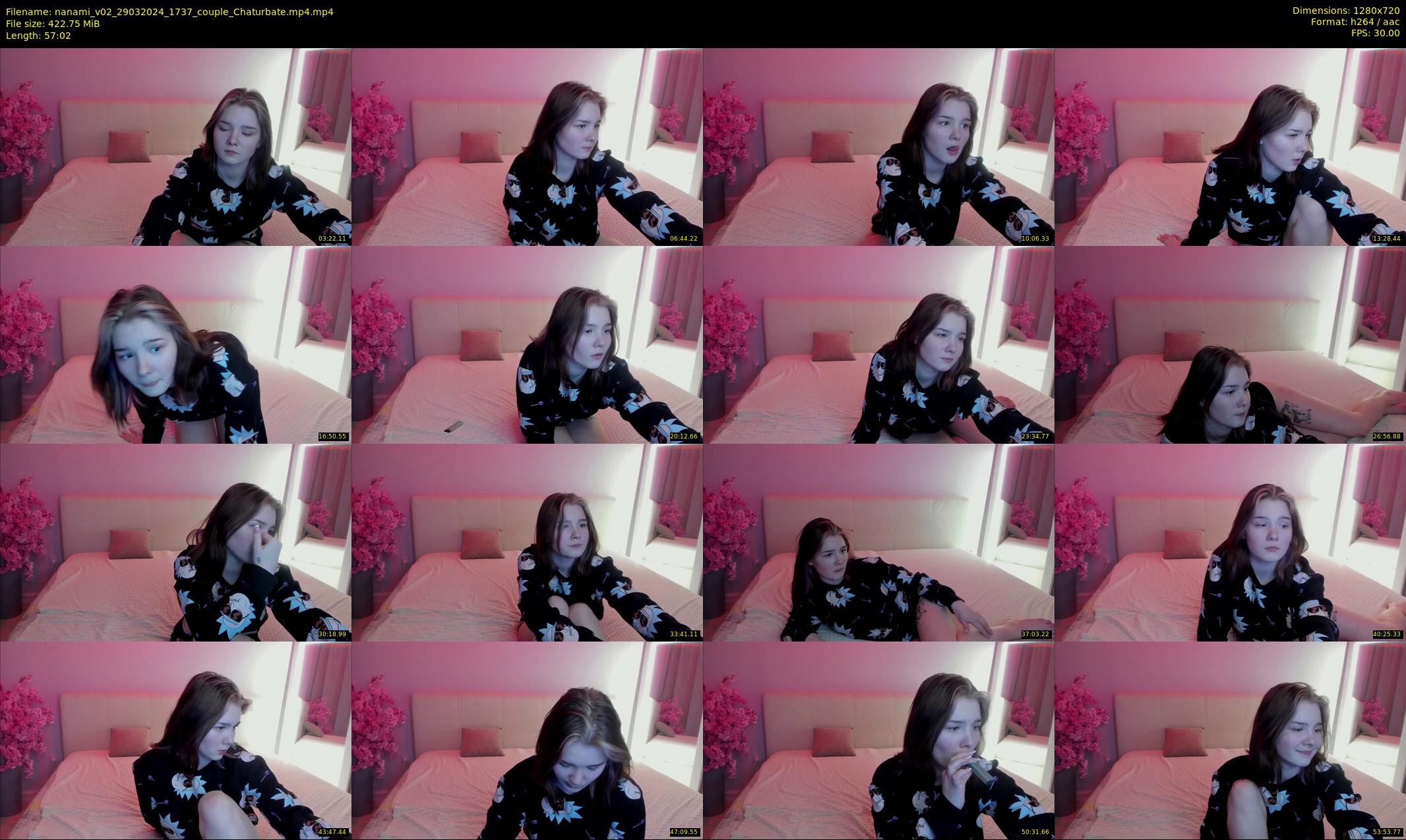 nanami_v02 — 58 minute Chaturbate couple cam show recording, 720p, Mar 29, 2024