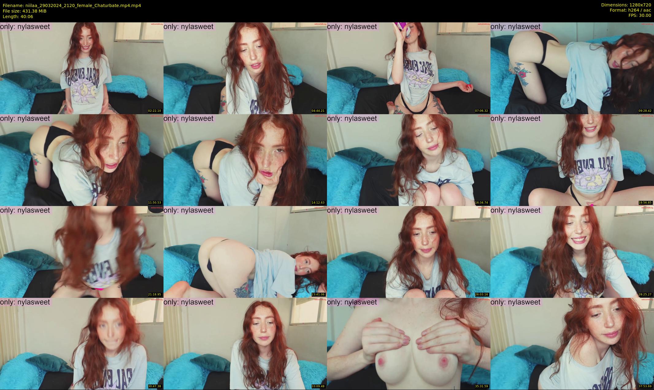 niilaa — 41 minute Chaturbate female cam show recording, 720p, Mar 29, 2024