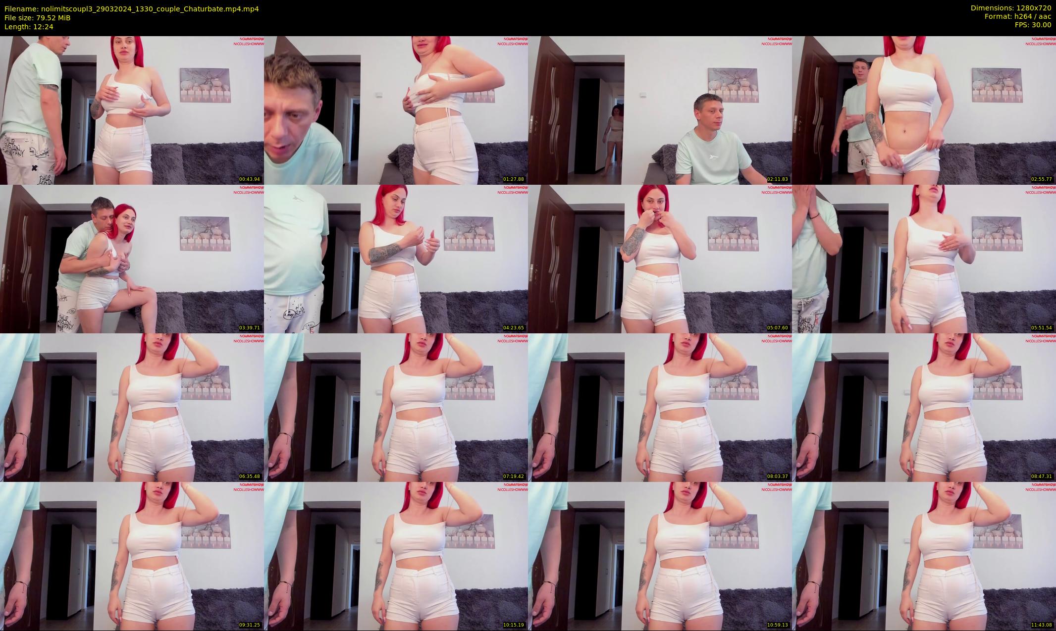 nolimitscoupl3 — 13 minute Chaturbate couple cam show recording, 720p, Mar 29, 2024