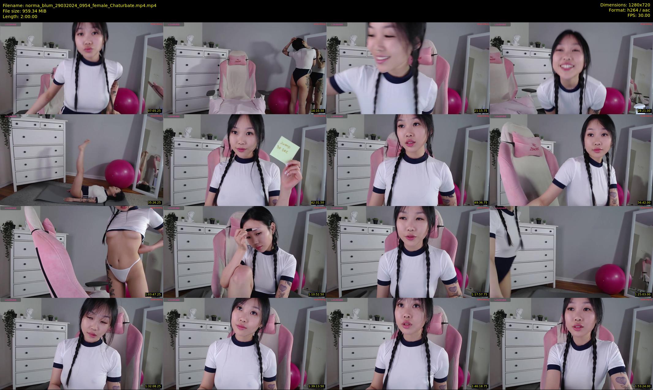 norma_blum — 120 minute Chaturbate female cam show recording, 720p, Mar 29, 2024