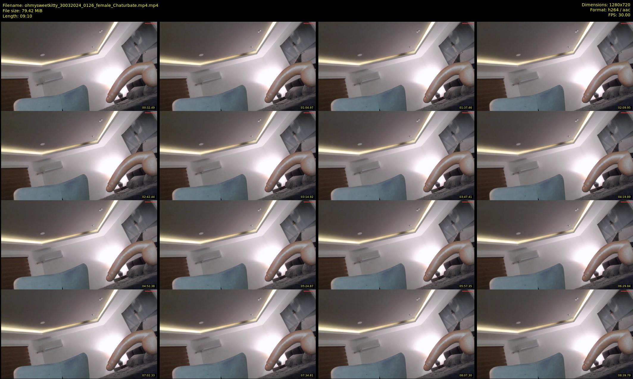 ohmysweetkitty — 10 minute Chaturbate female cam show recording, 720p, Mar 30, 2024