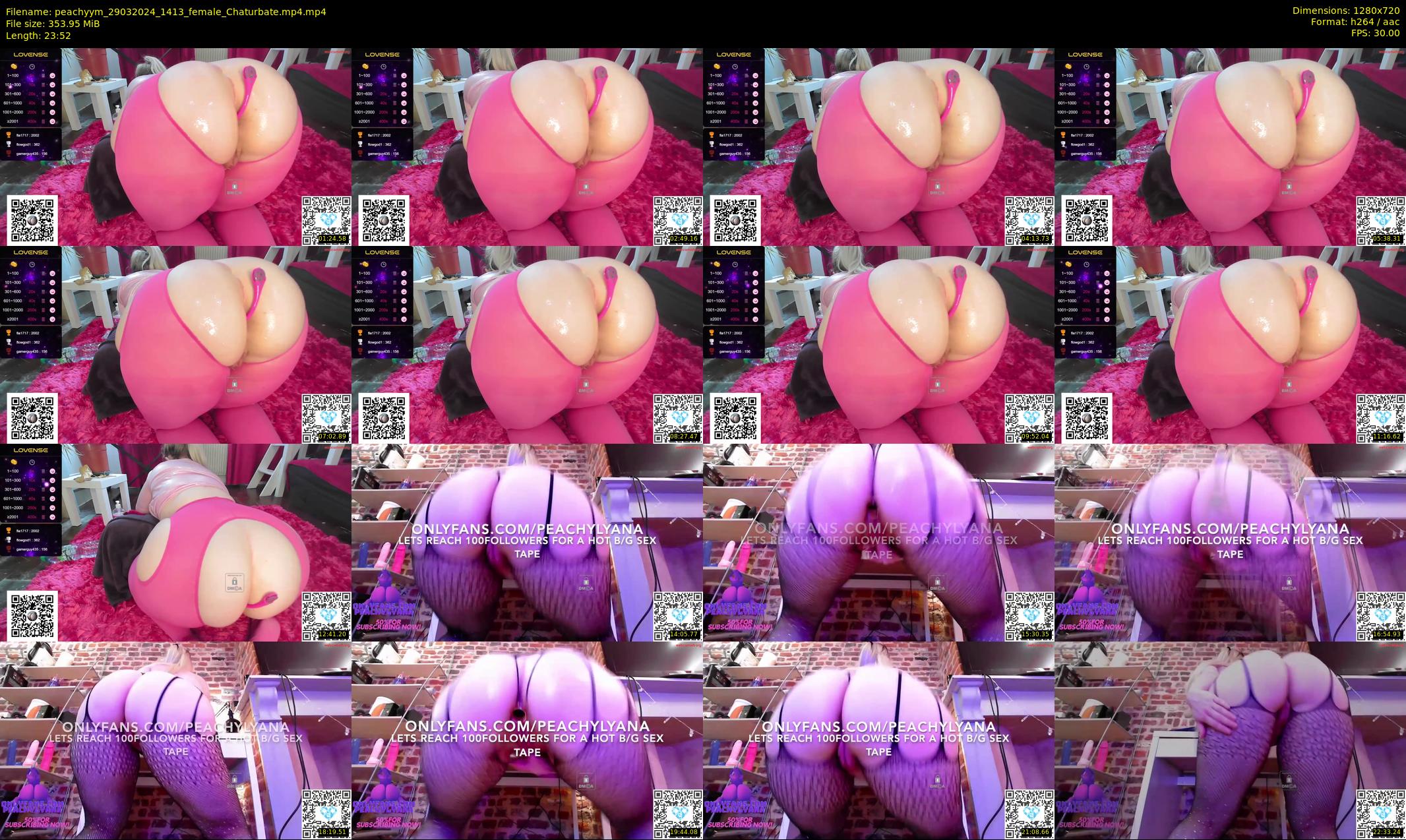 peachyym — 24 minute Chaturbate female cam show recording, 720p, Mar 29, 2024