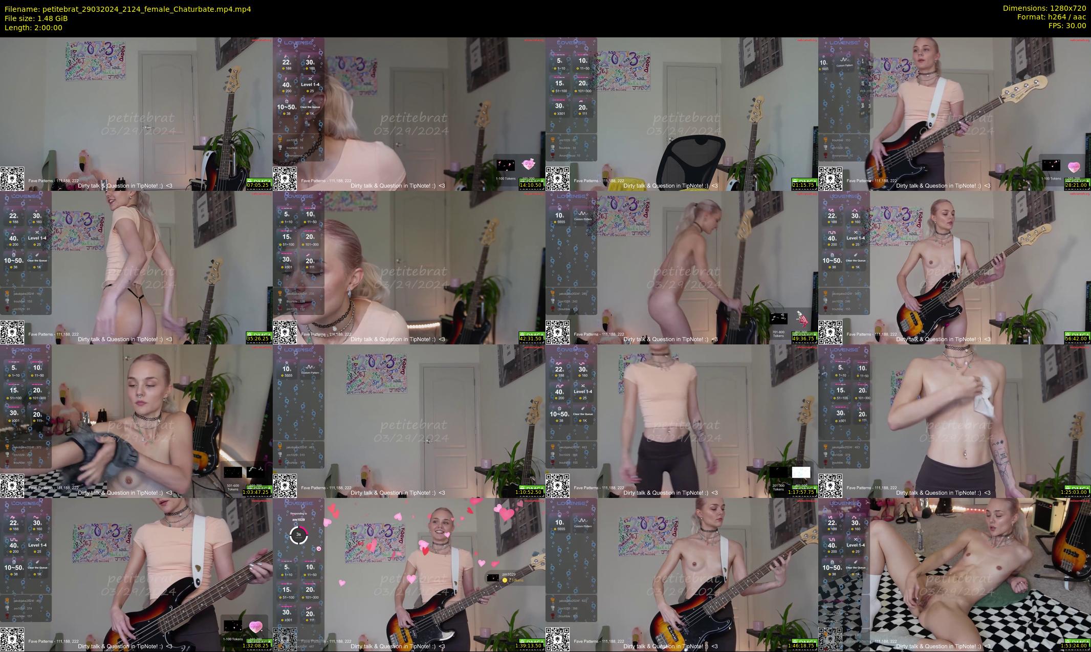 petitebrat — 120 minute Chaturbate female cam show recording, 720p, Mar 29, 2024