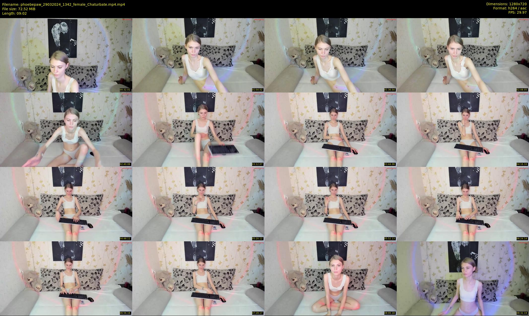 phoebepaw — 10 minute Chaturbate female cam show recording, 720p, Mar 29, 2024