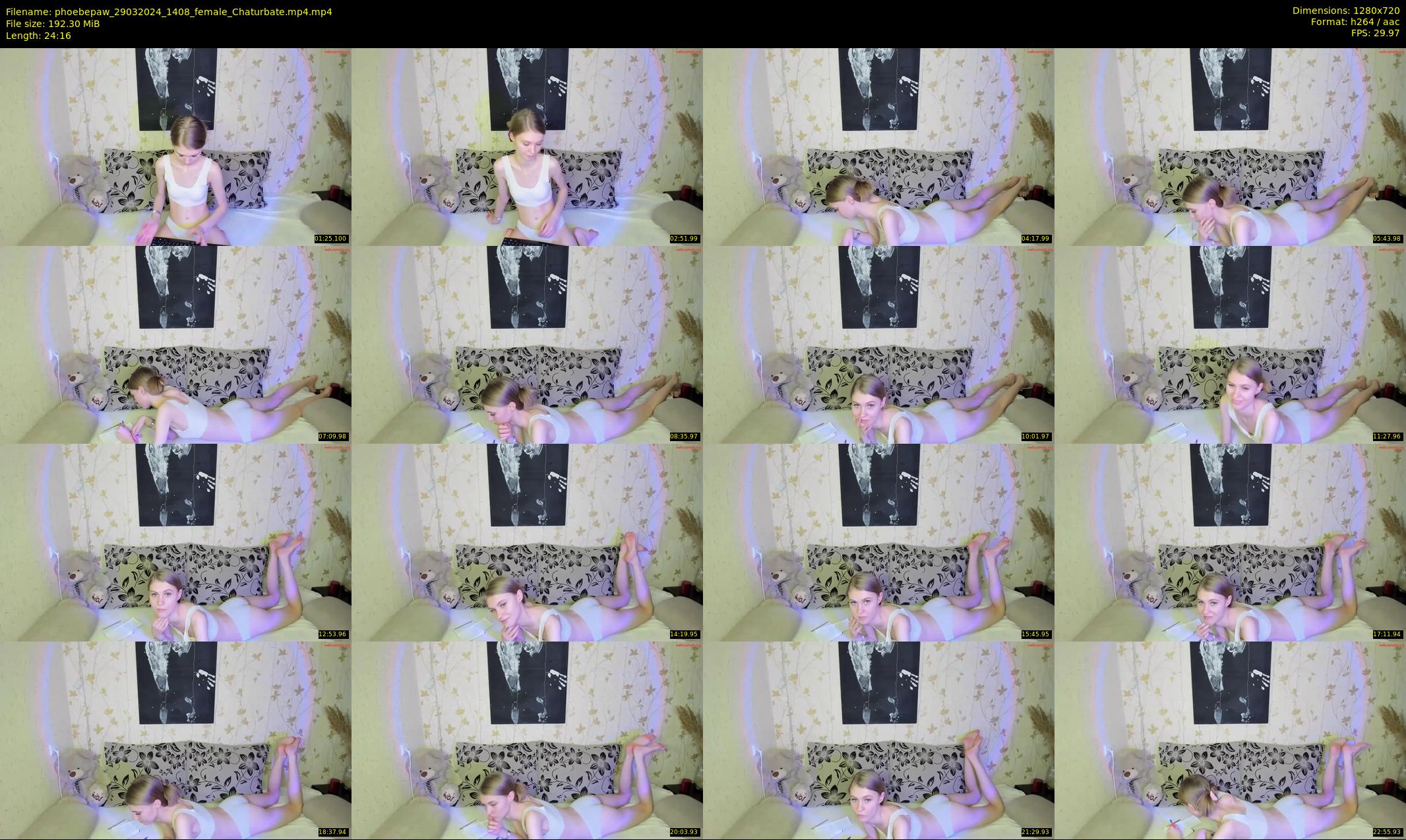 phoebepaw — 25 minute Chaturbate female cam show recording, 720p, Mar 29, 2024