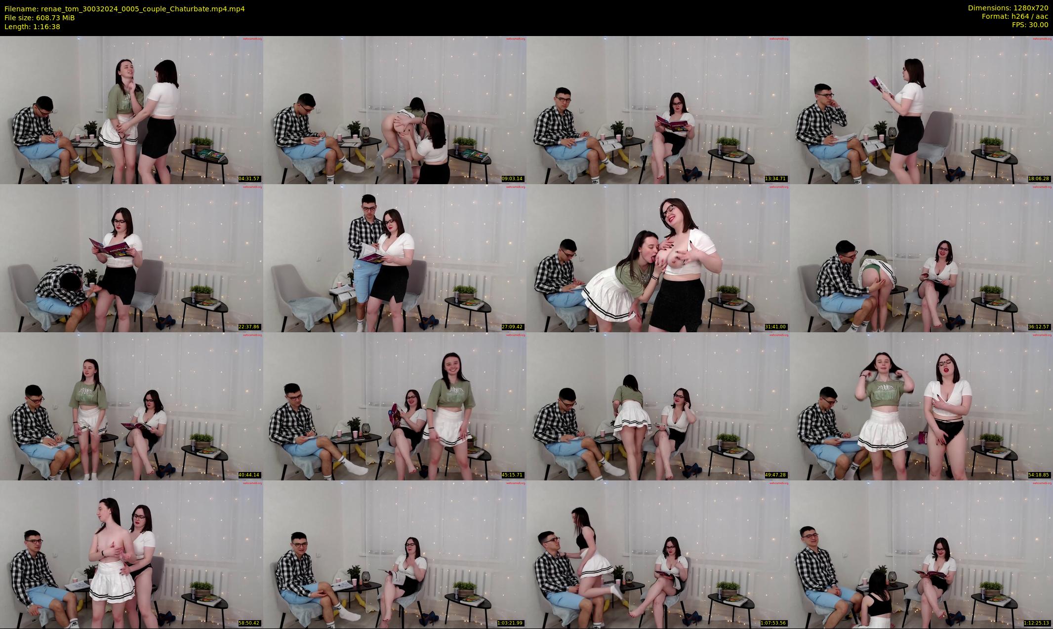 renae_tom — 77 minute Chaturbate couple cam show recording, 720p, Mar 30, 2024