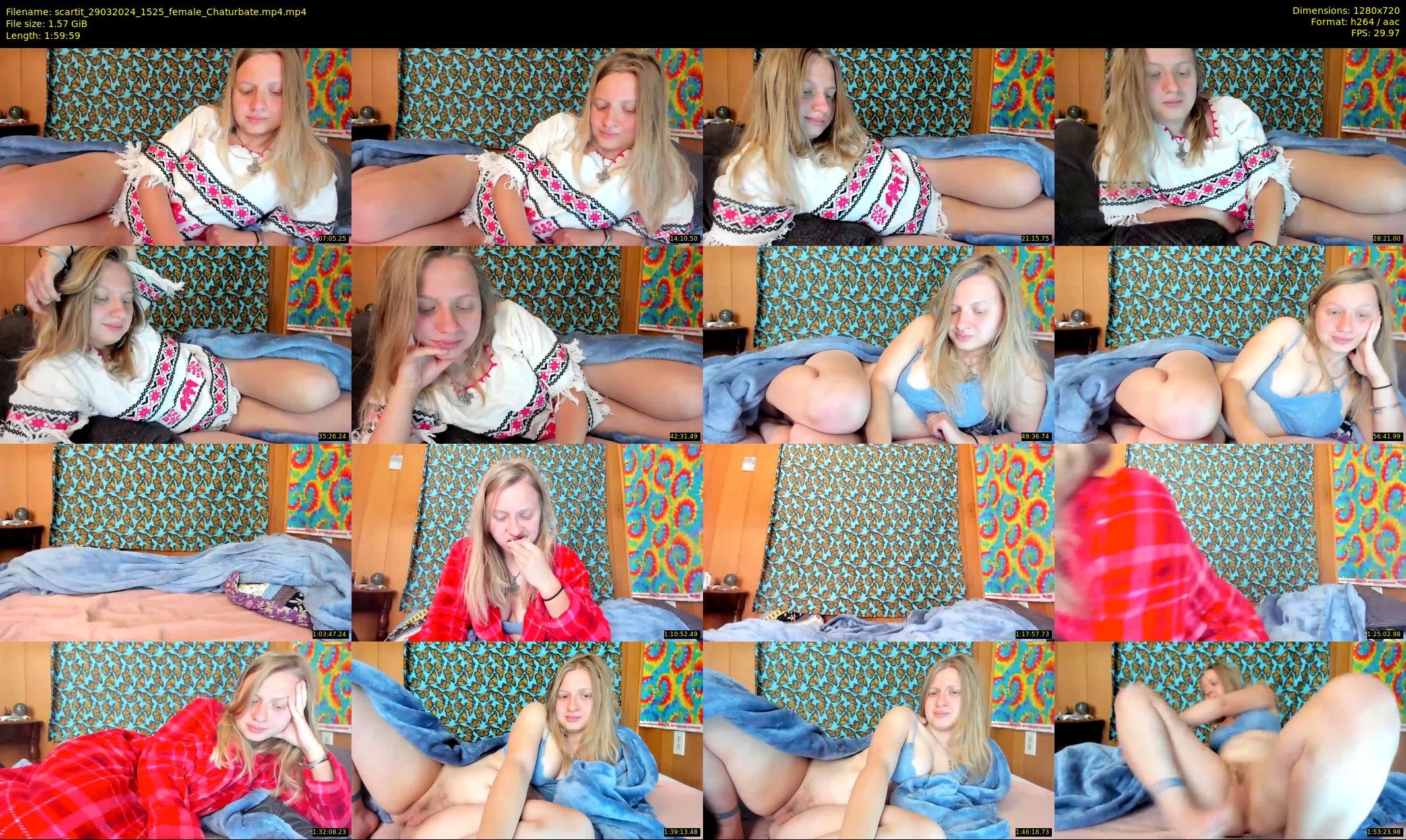 scartit — 120 minute Chaturbate female cam show recording, 720p, Mar 29, 2024