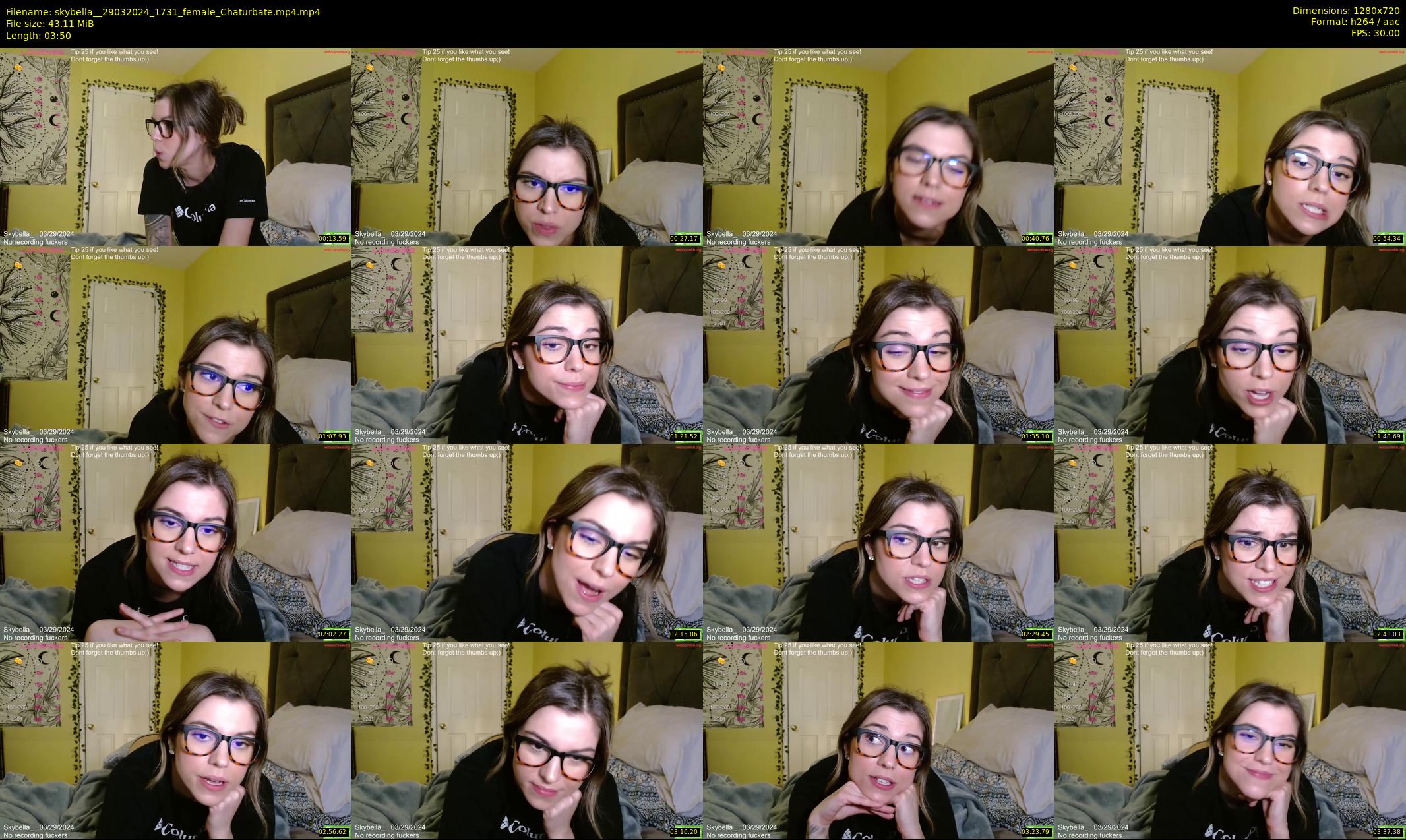 skybella_ — 4 minute Chaturbate female cam show recording, 720p, Mar 29, 2024