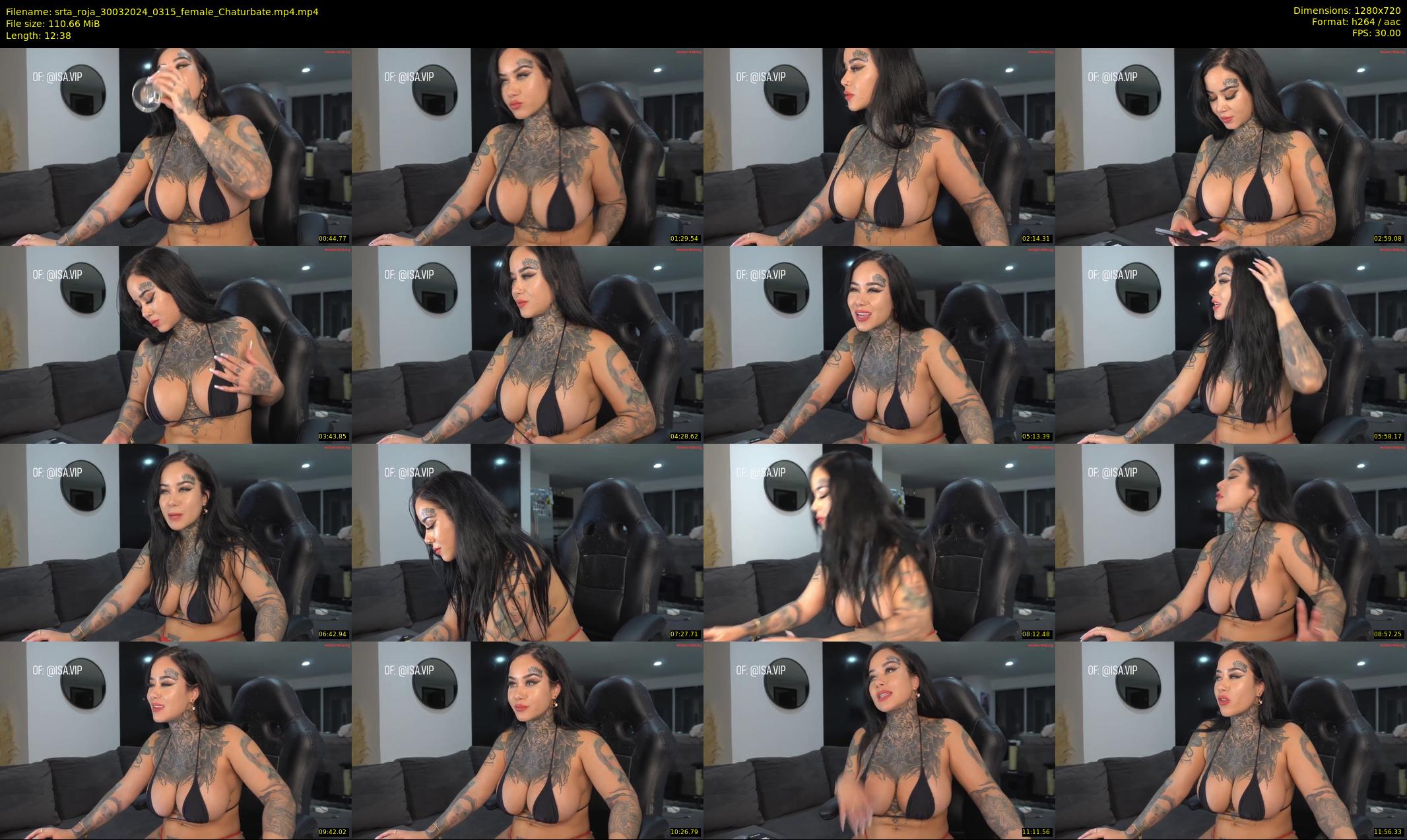 srta_roja — 13 minute Chaturbate female cam show recording, 720p, Mar 30, 2024