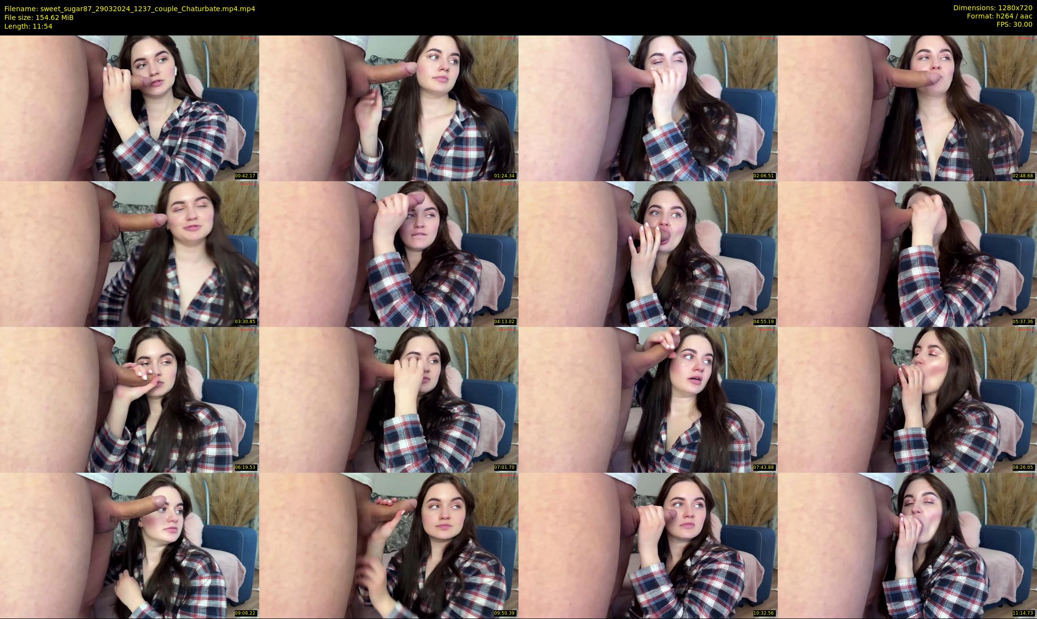 sweet_sugar87 — 12 minute Chaturbate couple cam show recording, 720p, Mar 29, 2024