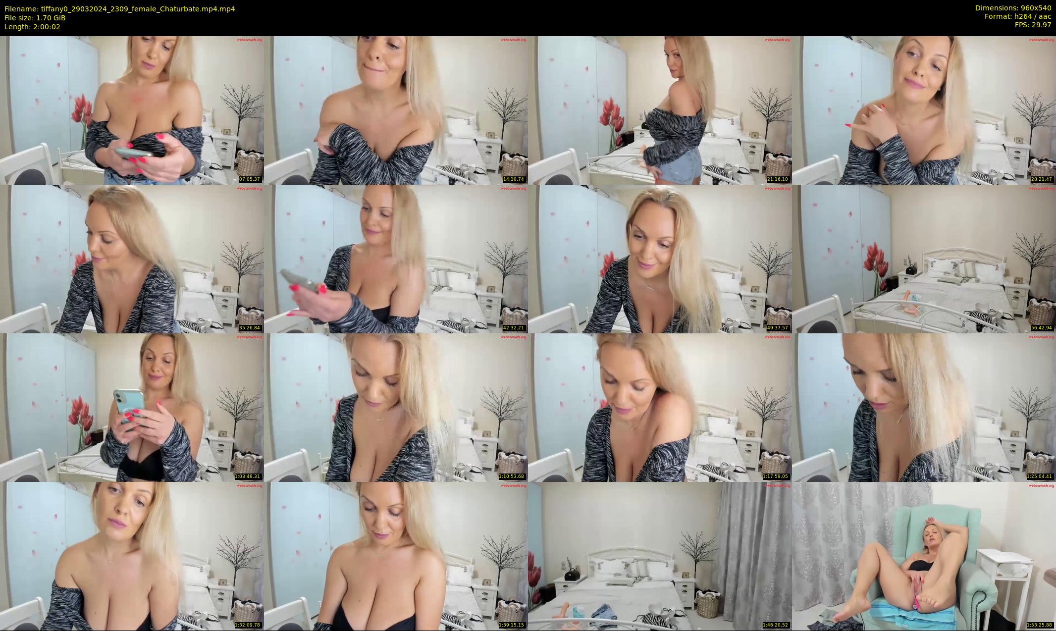 tiffany0 — 121 minute Chaturbate female cam show recording, 480p, Mar 29, 2024