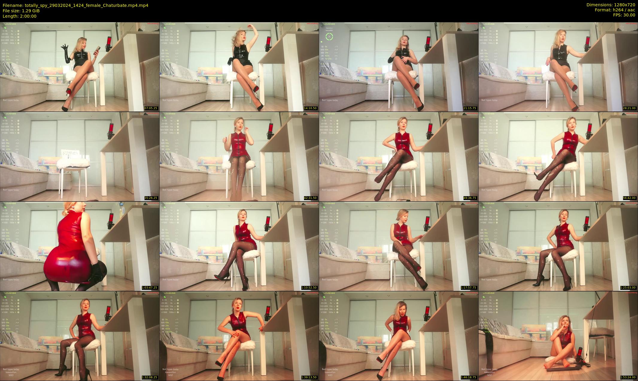 totally_spy — 120 minute Chaturbate female cam show recording, 720p, Mar 29, 2024