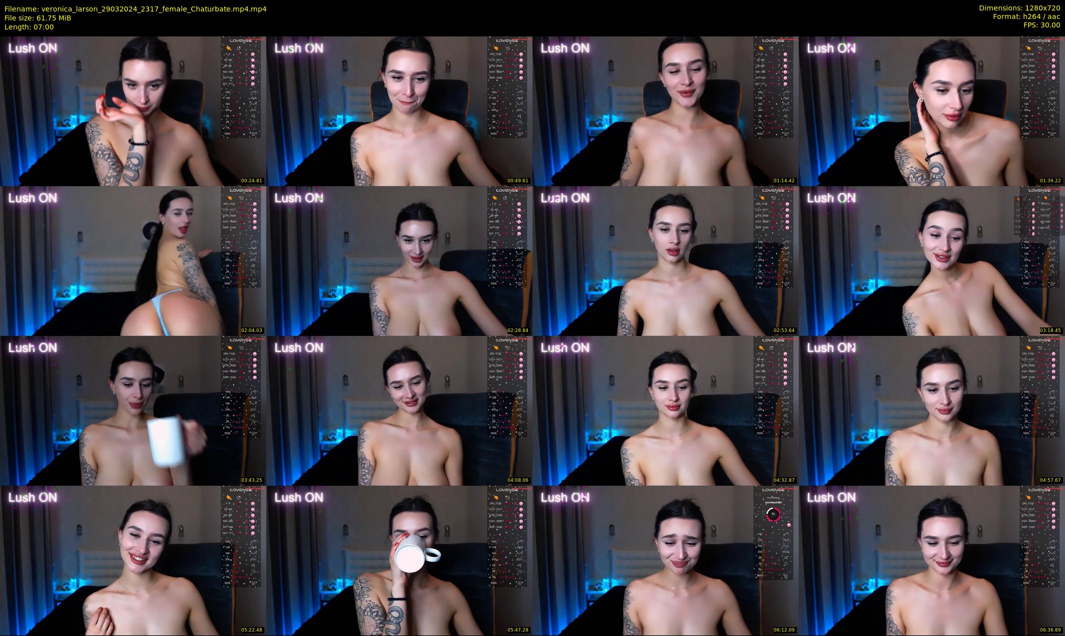 veronica_larson — 7 minute Chaturbate female cam show recording, 720p, Mar 29, 2024