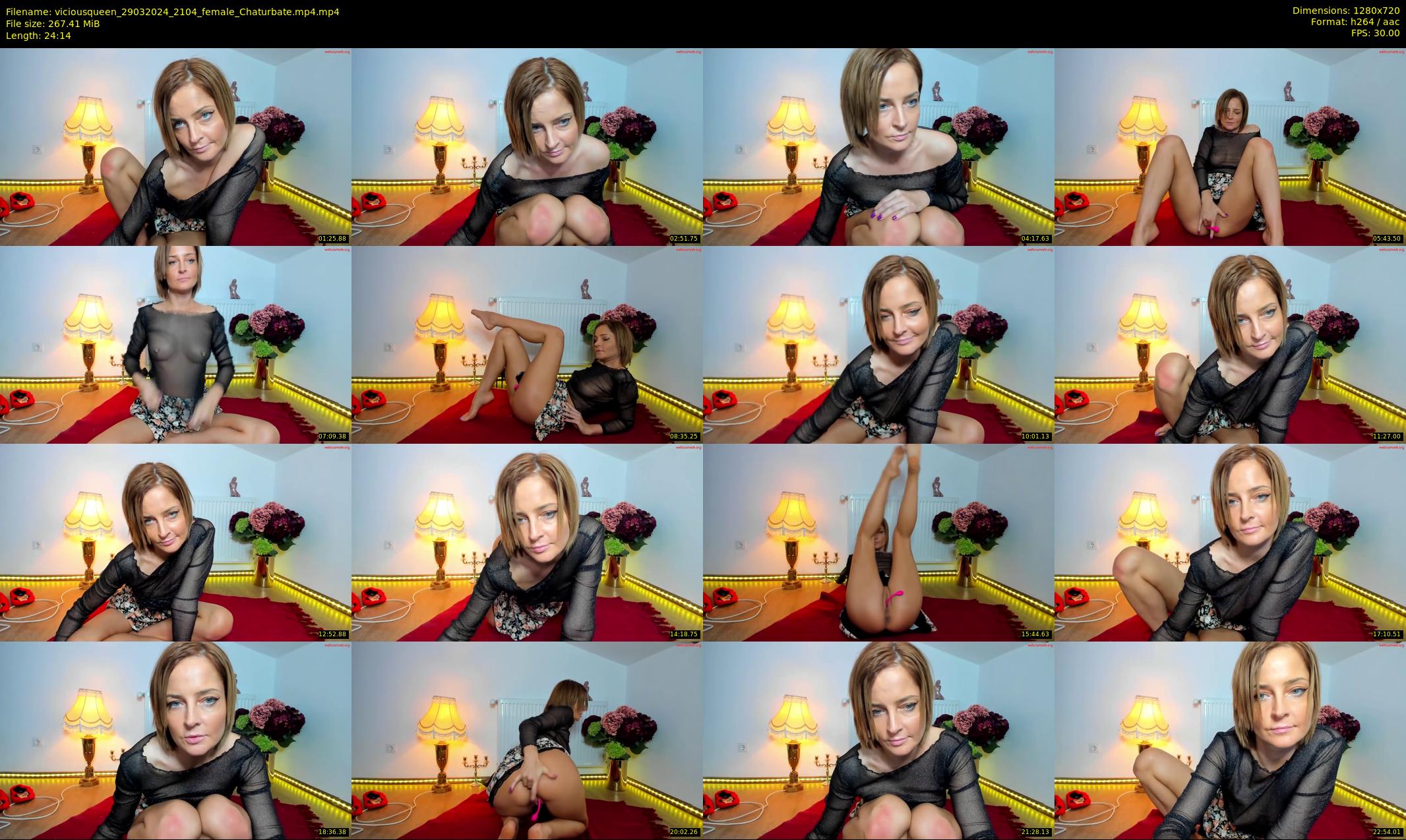 viciousqueen — 25 minute Chaturbate female cam show recording, 720p, Mar 29, 2024