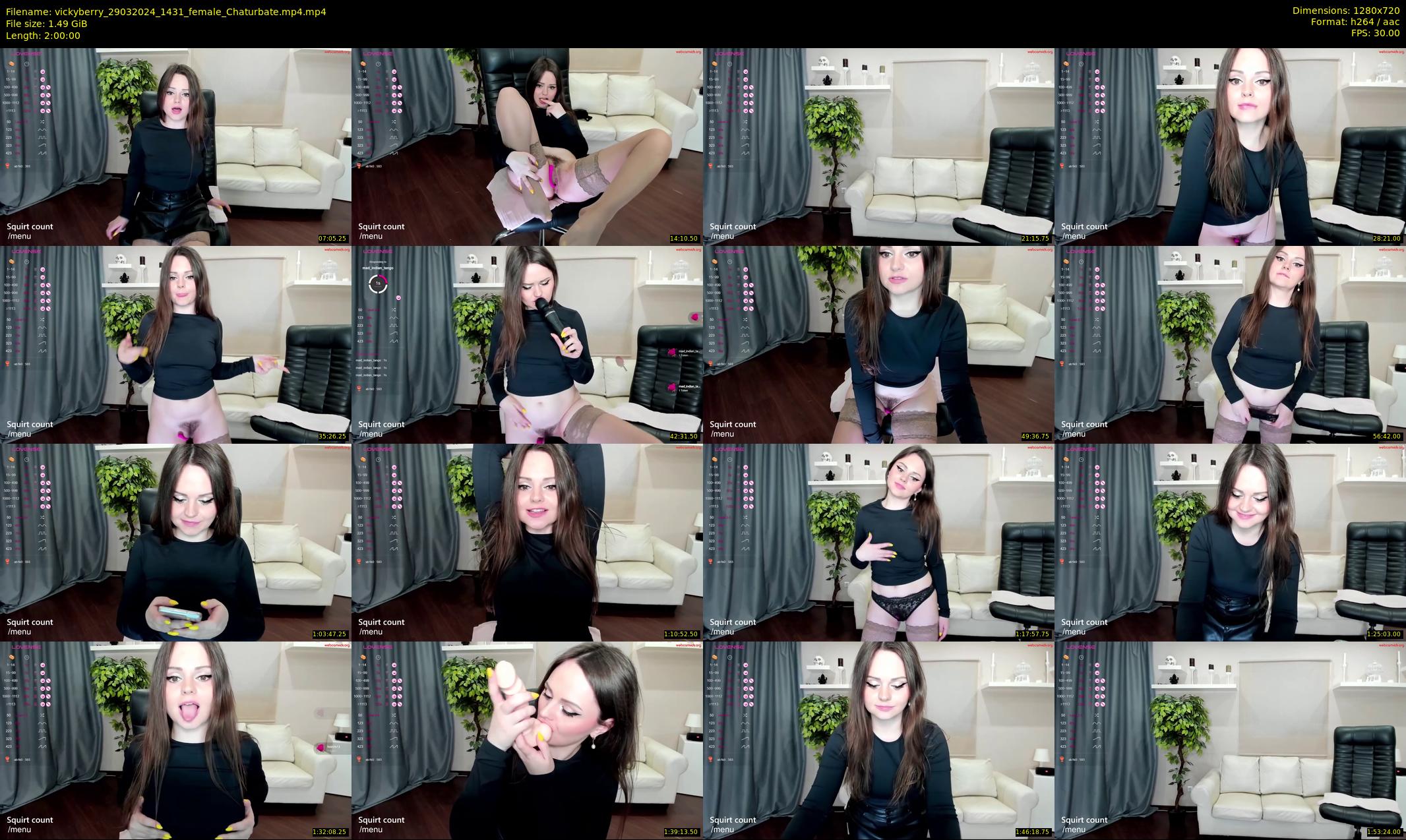 vickyberry — 120 minute Chaturbate female cam show recording, 720p, Mar 29, 2024