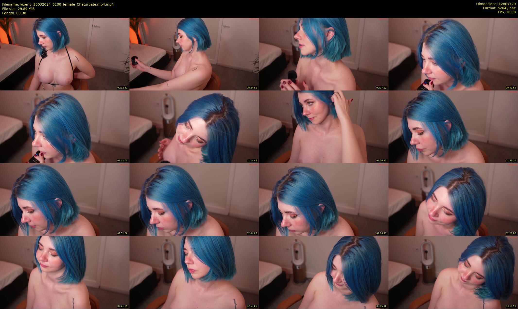 vixenp — 4 minute Chaturbate female cam show recording, 720p, Mar 30, 2024