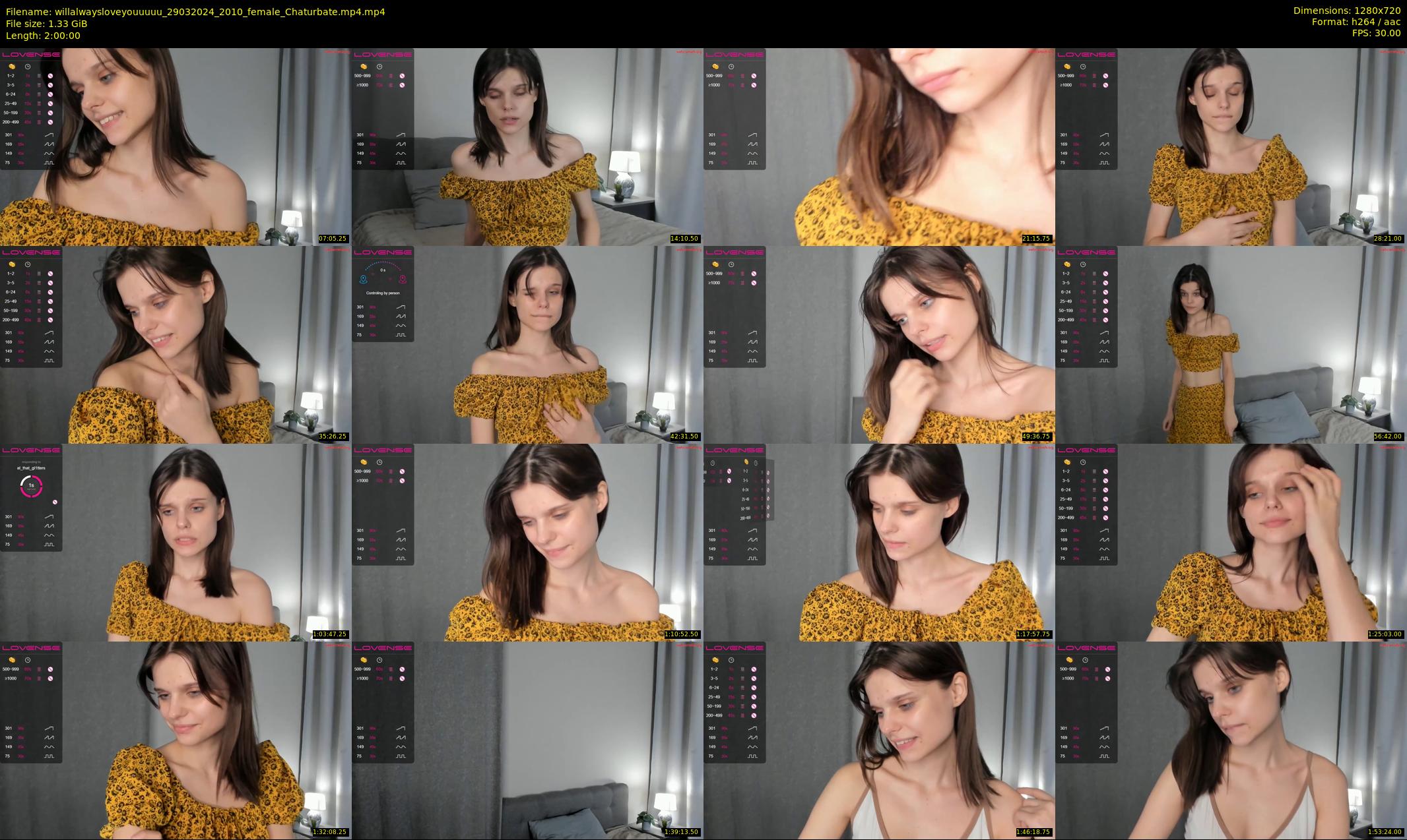 willalwaysloveyouuuuu — 120 minute Chaturbate female cam show recording, 720p, Mar 29, 2024