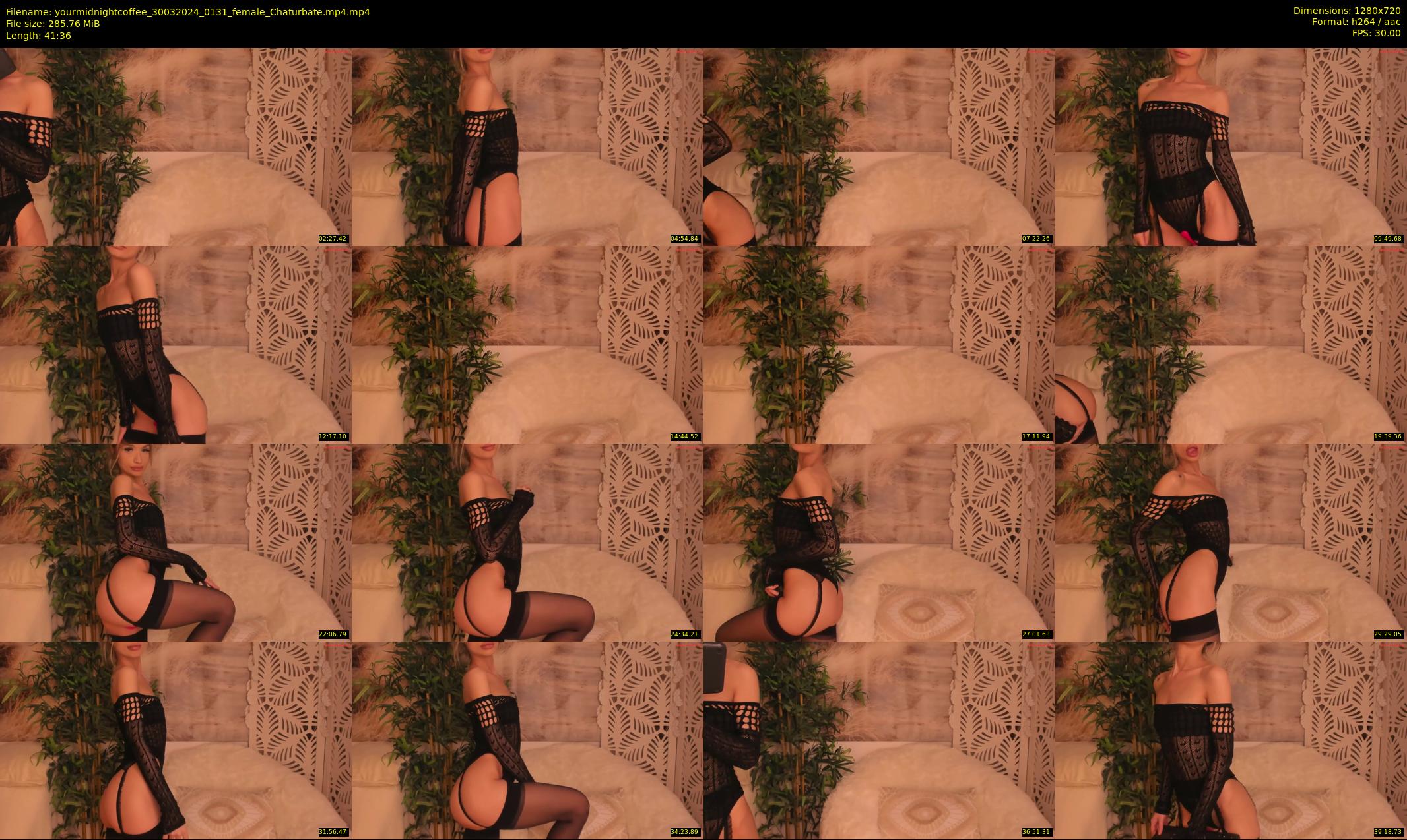 yourmidnightcoffee — 42 minute Chaturbate female cam show recording, 720p, Mar 30, 2024