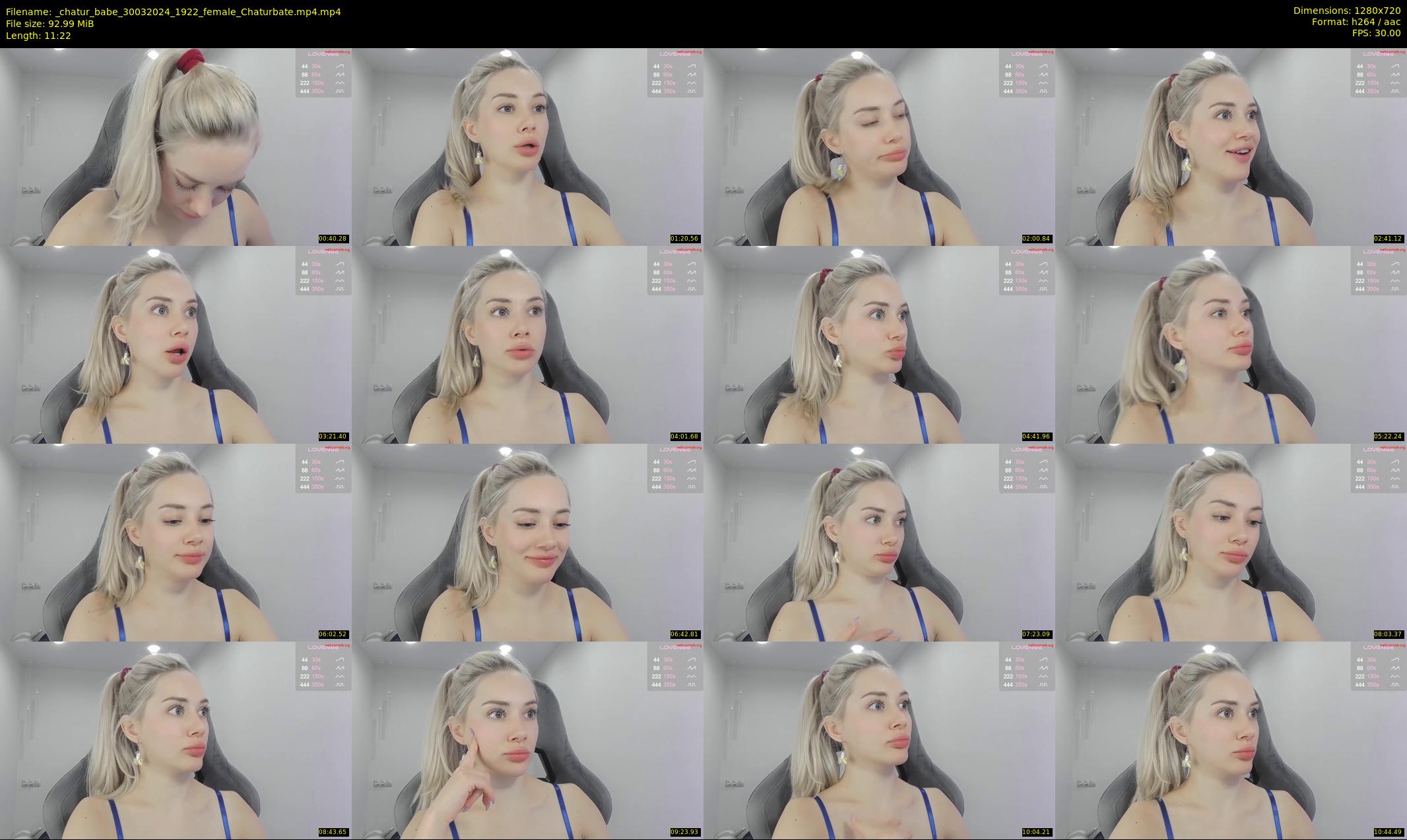 _chatur_babe — 12 minute Chaturbate female cam show recording, 720p, Mar 30, 2024