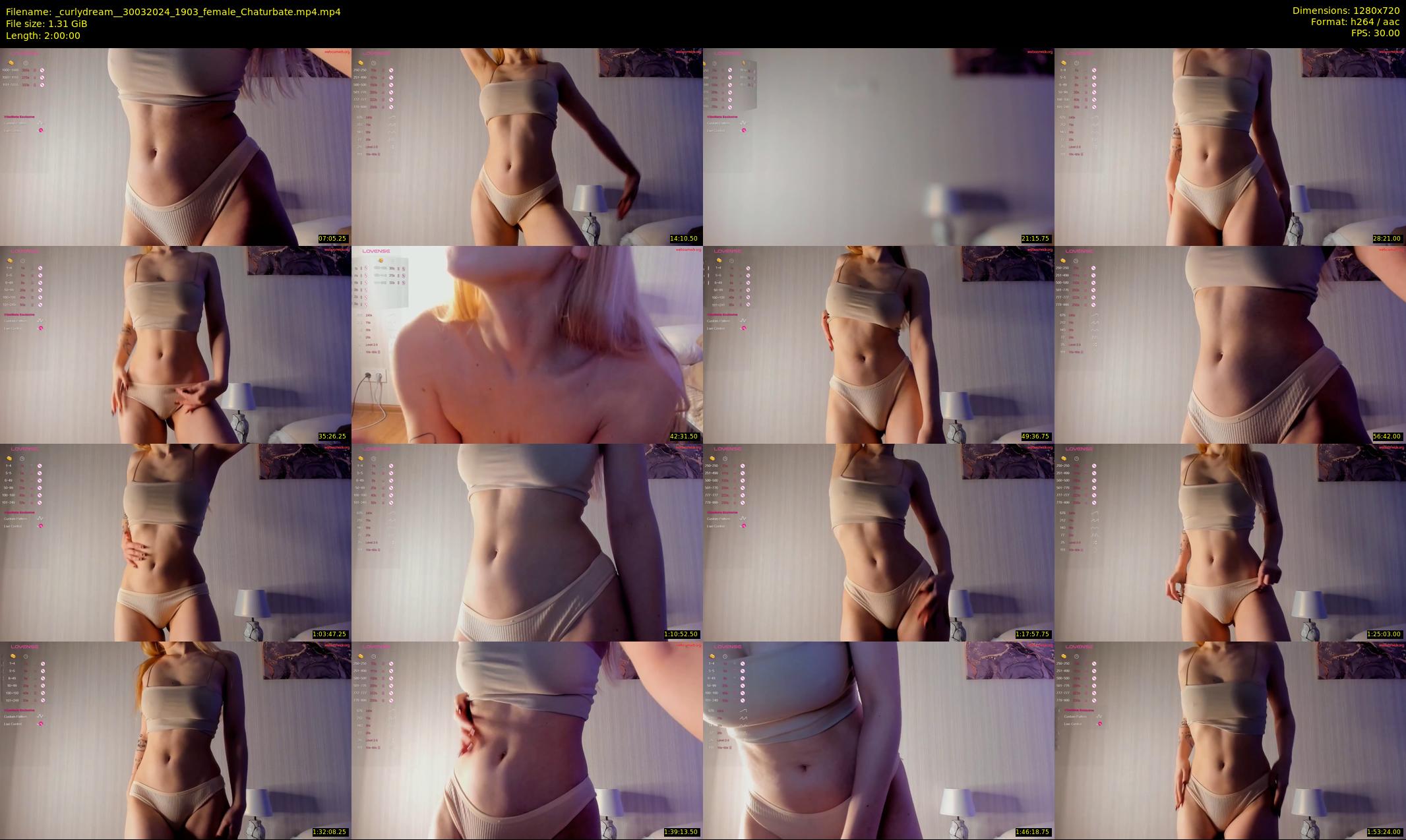 _curlydream_ — 120 minute Chaturbate female cam show recording, 720p, Mar 30, 2024