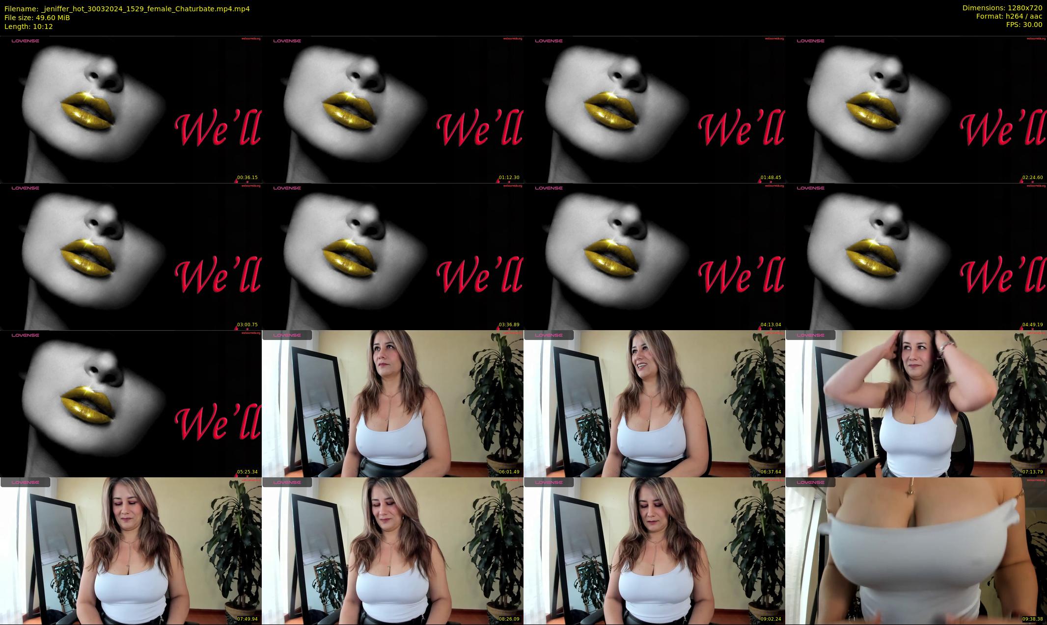 _jeniffer_hot — 11 minute Chaturbate female cam show recording, 720p, Mar 30, 2024