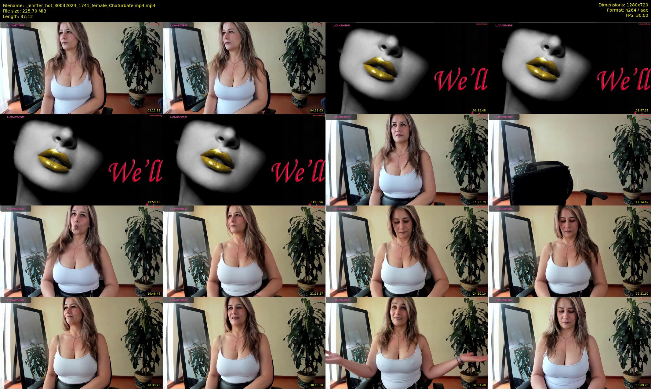 _jeniffer_hot — 38 minute Chaturbate female cam show recording, 720p, Mar 30, 2024