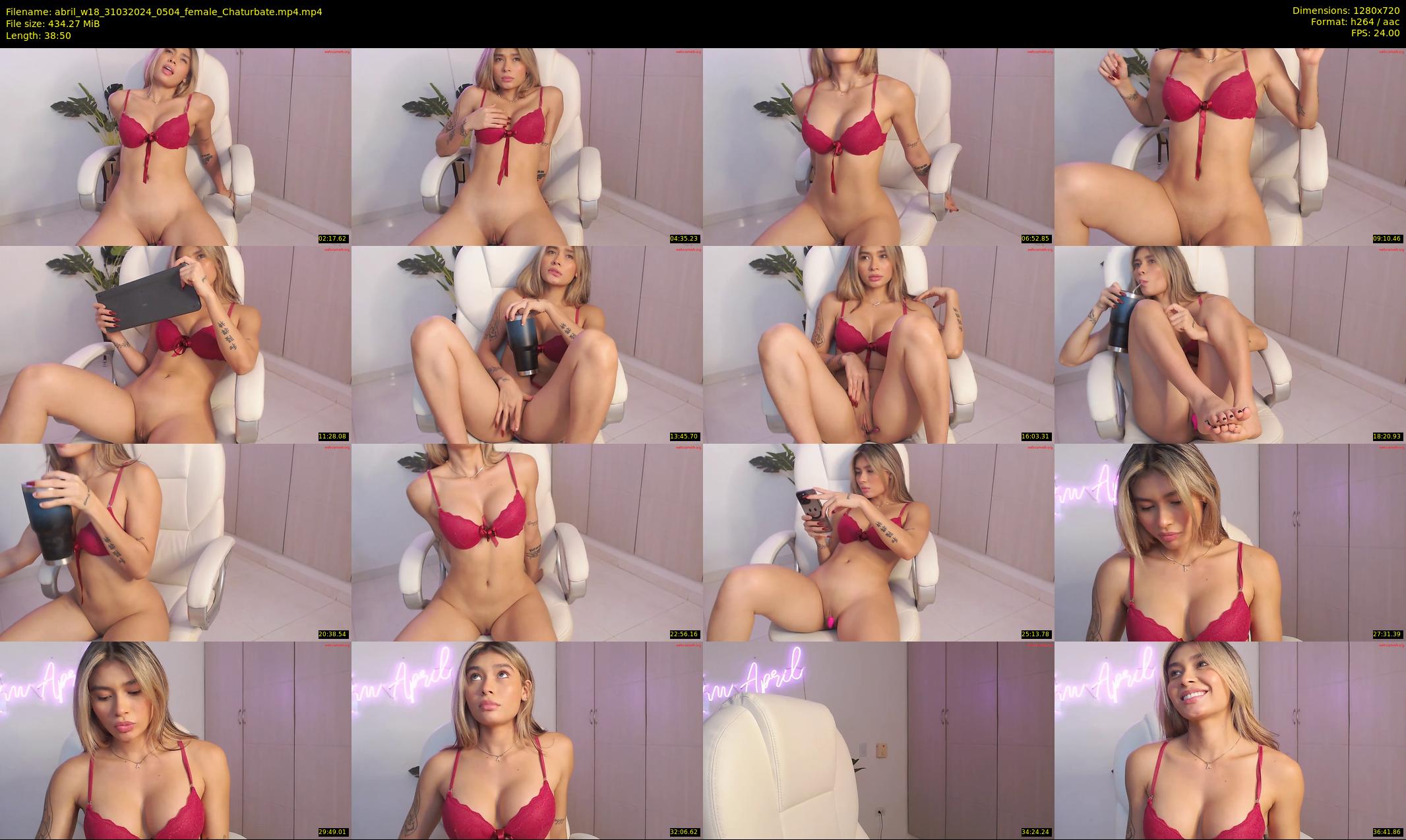 abril_w18 — 39 minute Chaturbate female cam show recording, 720p, Mar 31, 2024