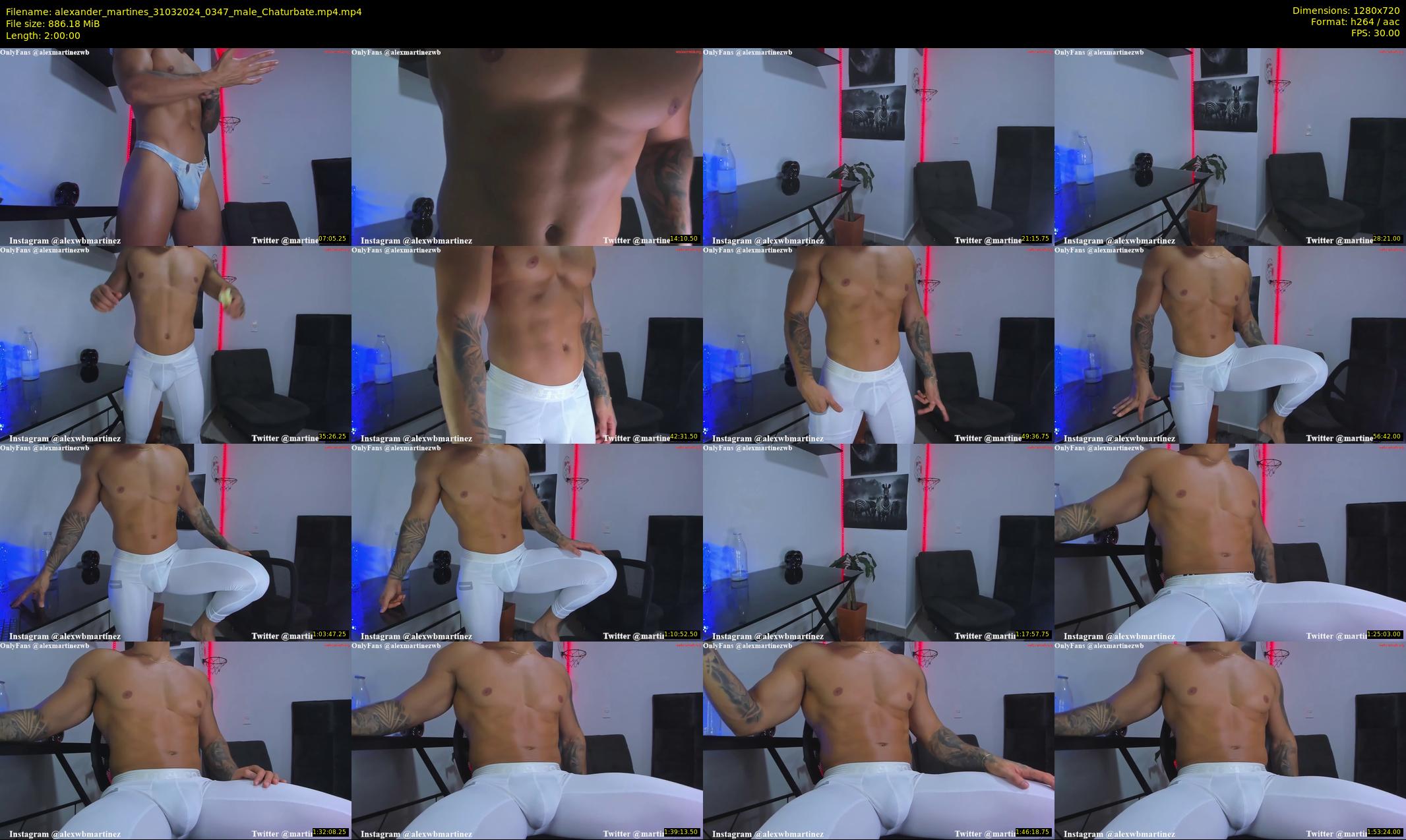 alexander_martines — 120 minute Chaturbate male cam show recording, 720p, Mar 31, 2024