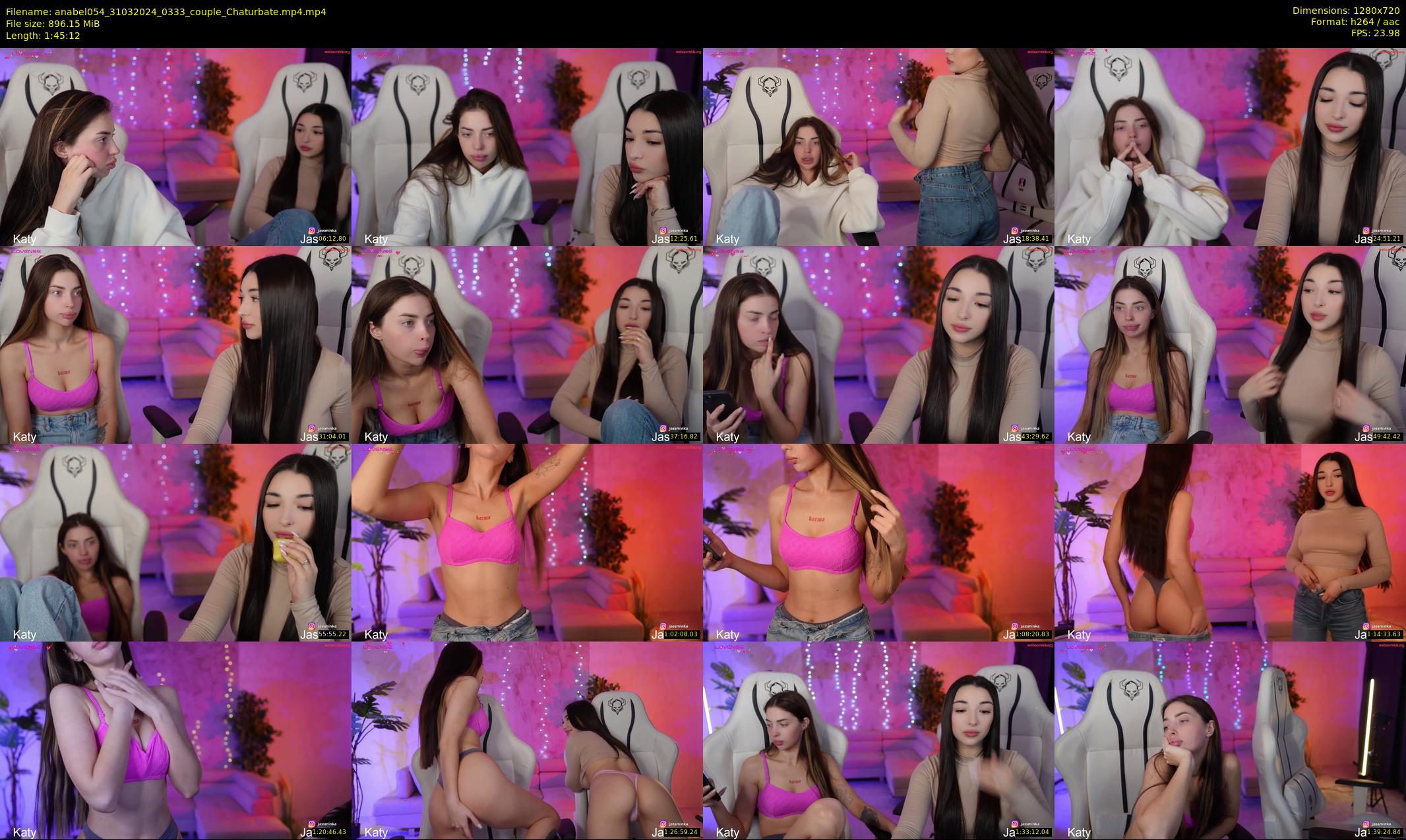 anabel054 — 106 minute Chaturbate female cam show recording, 720p, Mar 31, 2024
