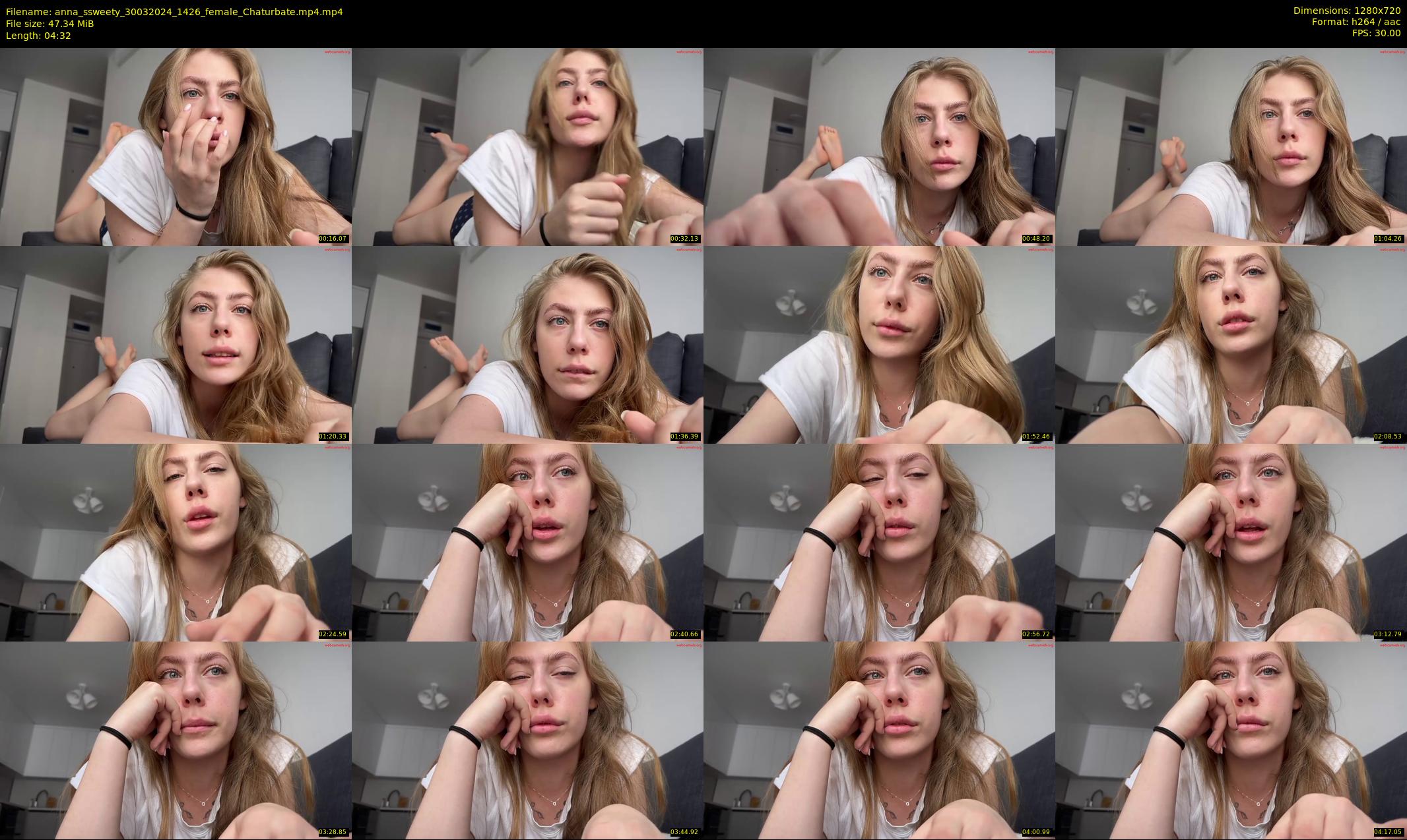 anna_ssweety — 5 minute Chaturbate female cam show recording, 720p, Mar 30, 2024