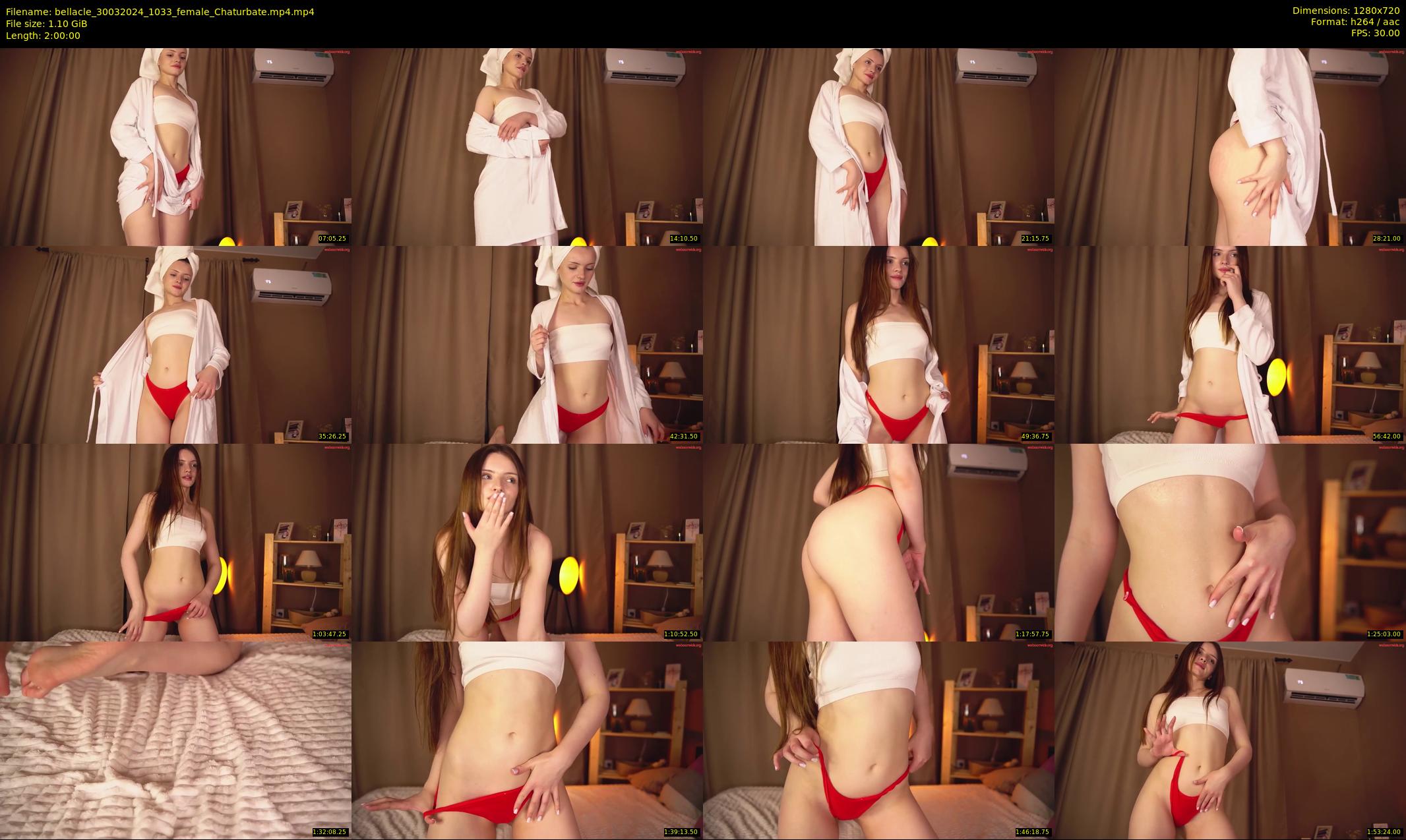 bellacle — 120 minute Chaturbate female cam show recording, 720p, Mar 30, 2024