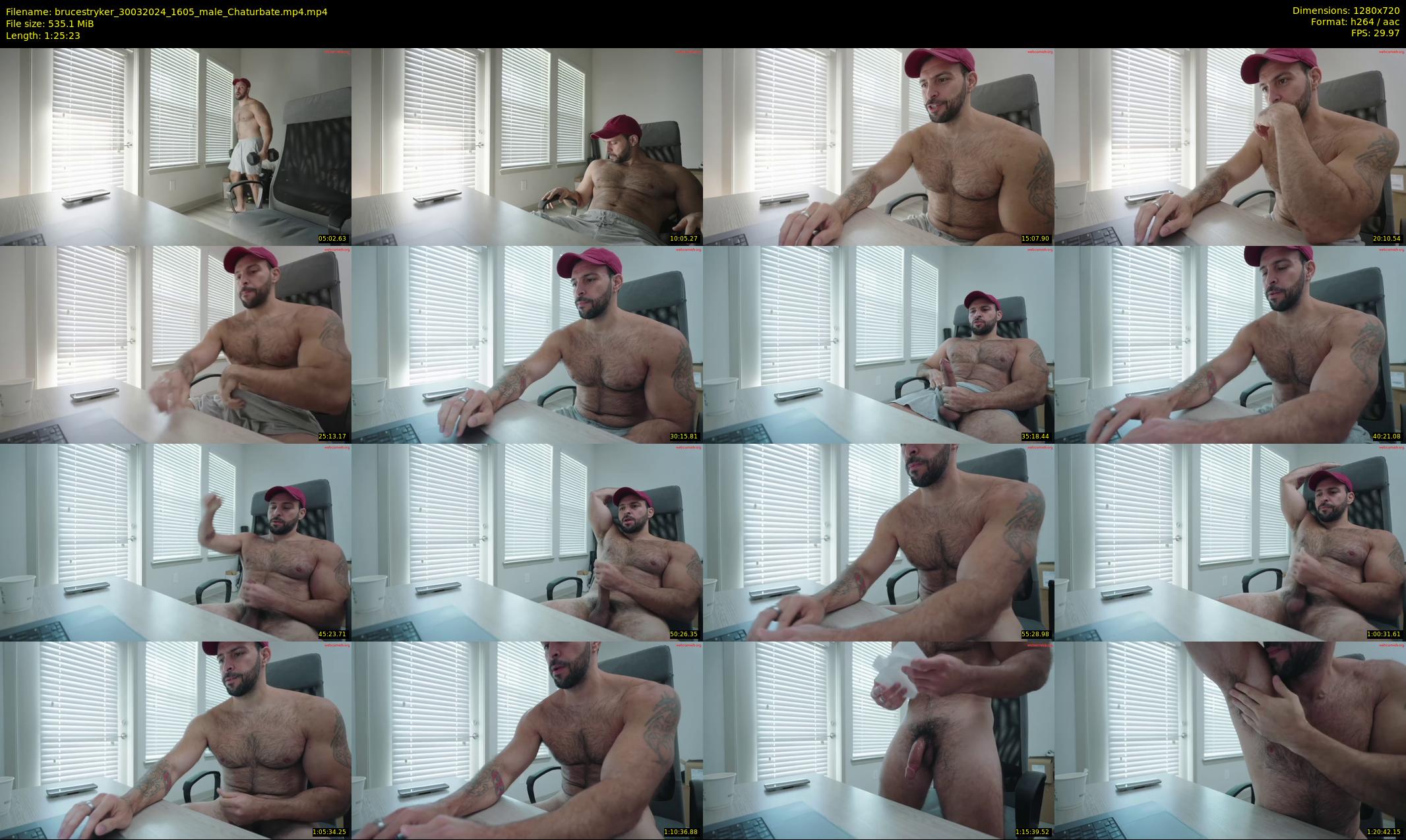 brucestryker — 86 minute Chaturbate male cam show recording, 720p, Mar 30, 2024