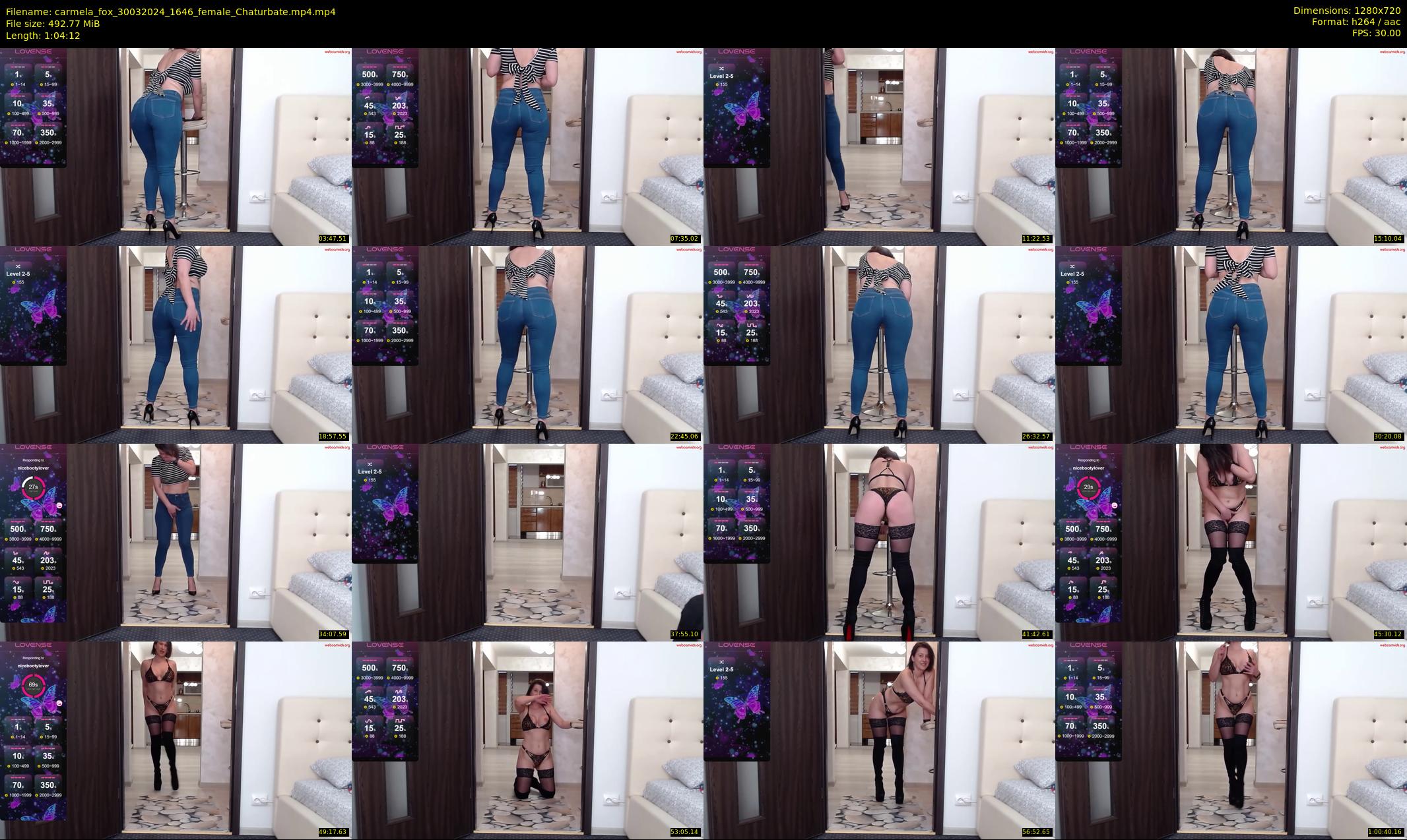 carmela_fox — 65 minute Chaturbate female cam show recording, 720p, Mar 30, 2024