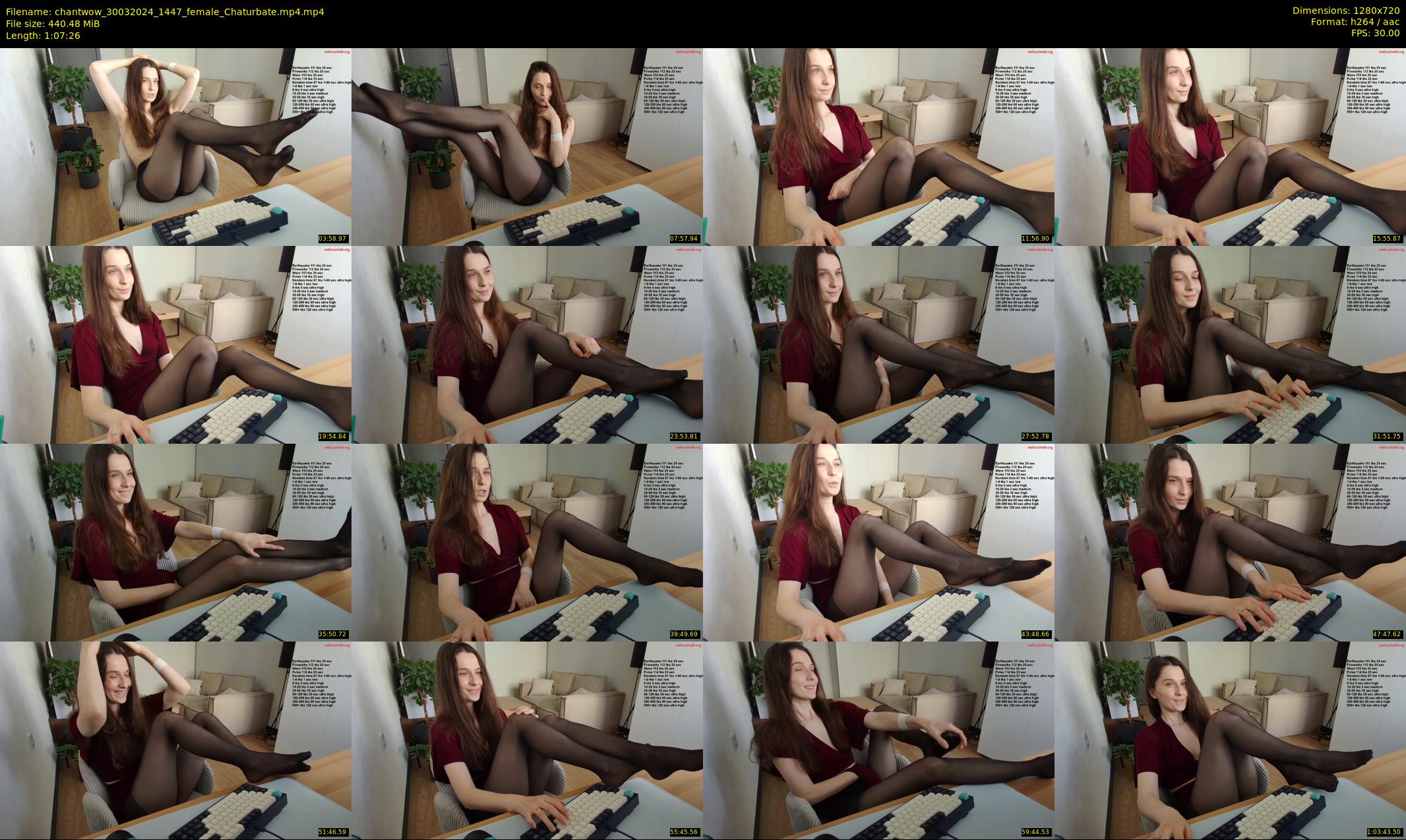 chantwow — 68 minute Chaturbate female cam show recording, 720p, Mar 30, 2024
