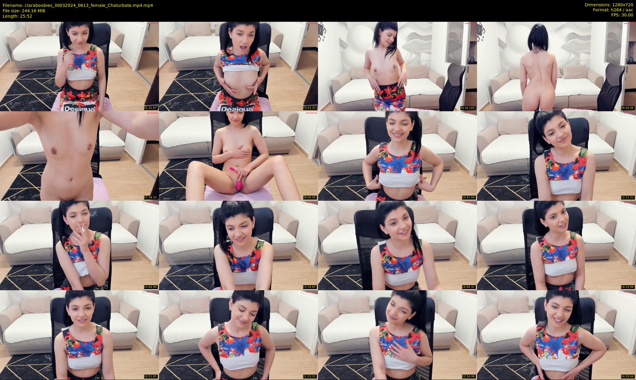 claraboobies — 26 minute Chaturbate female cam show recording, 720p, Mar 30, 2024