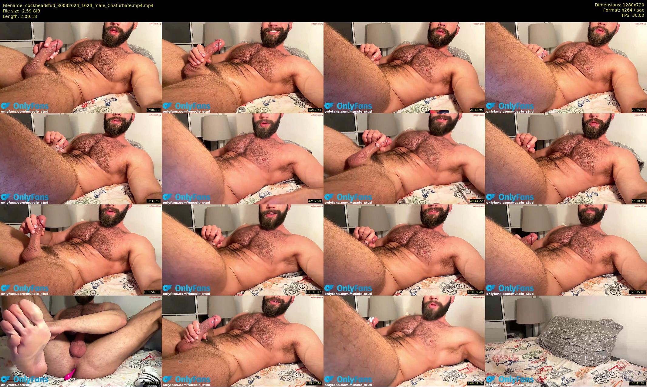 cockheadstud — 121 minute Chaturbate male cam show recording, 720p, Mar 30, 2024