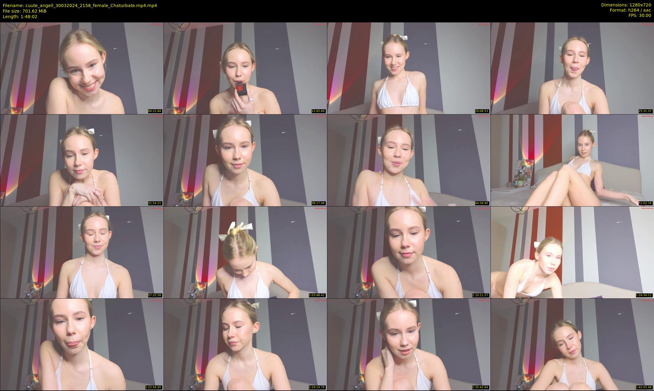 cuute_angell — 109 minute Chaturbate female cam show recording, 720p, Mar 30, 2024