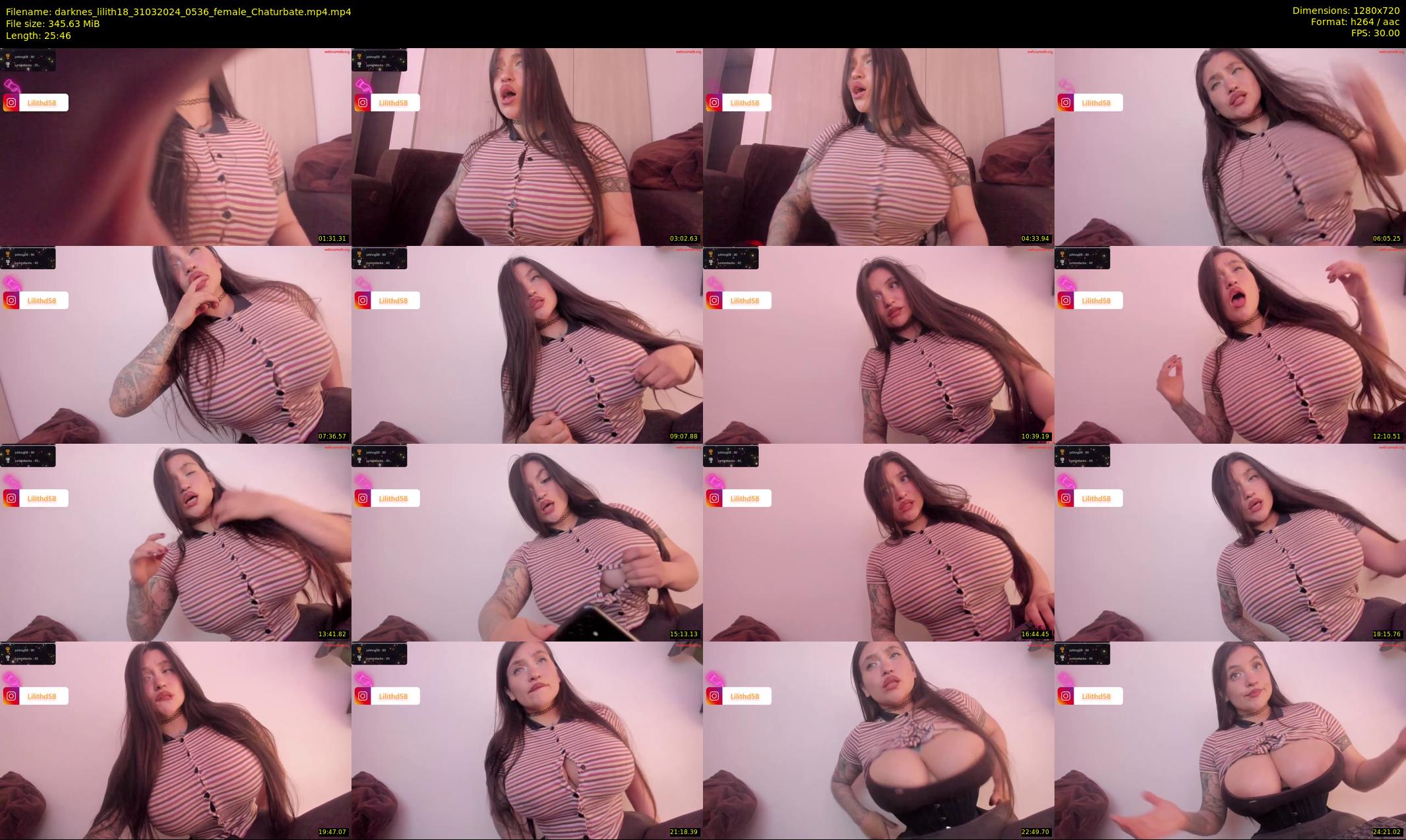 darknes_lilith18 — 26 minute Chaturbate female cam show recording, 720p, Mar 31, 2024