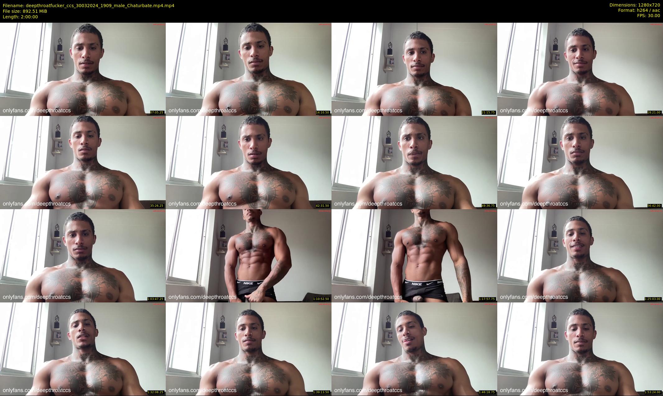 deepthroatfucker_ccs — 120 minute Chaturbate male cam show recording, 720p, Mar 30, 2024