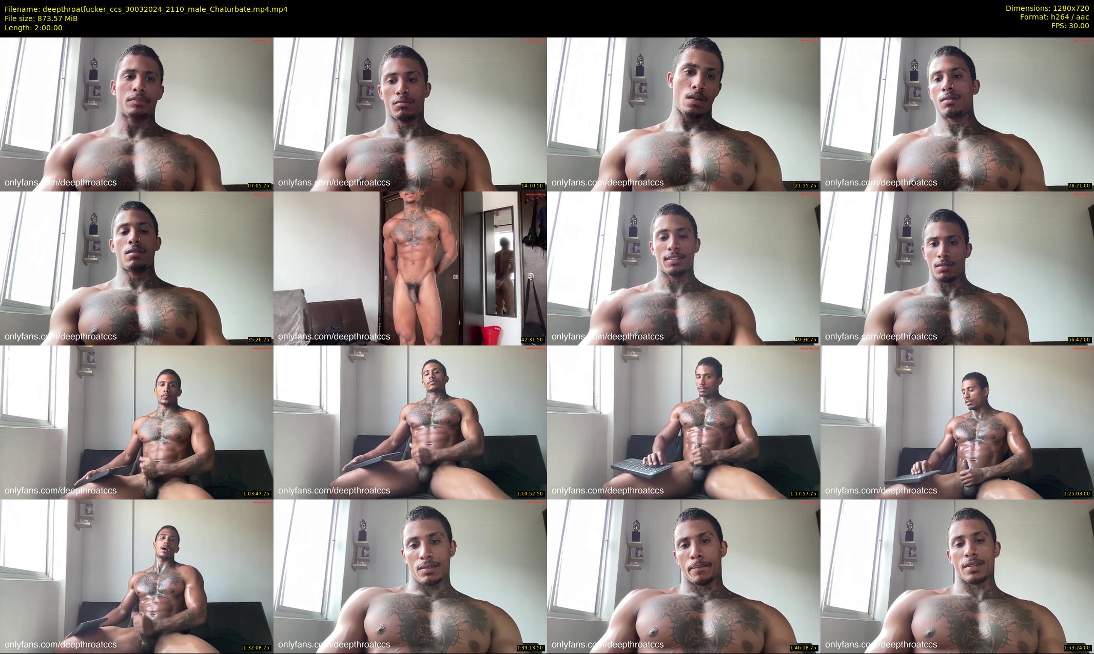 deepthroatfucker_ccs — 120 minute Chaturbate male cam show recording, 720p, Mar 30, 2024