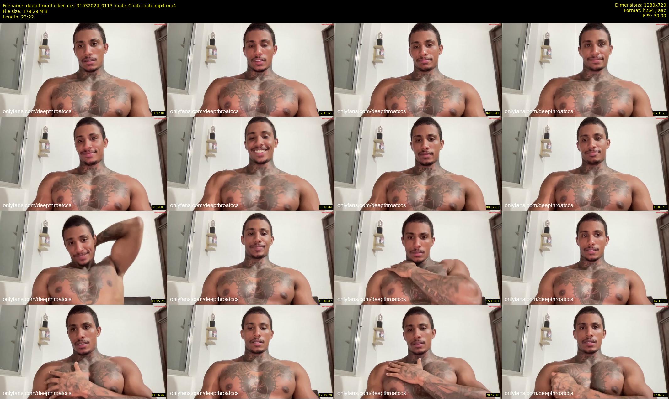 deepthroatfucker_ccs — 24 minute Chaturbate male cam show recording, 720p, Mar 31, 2024