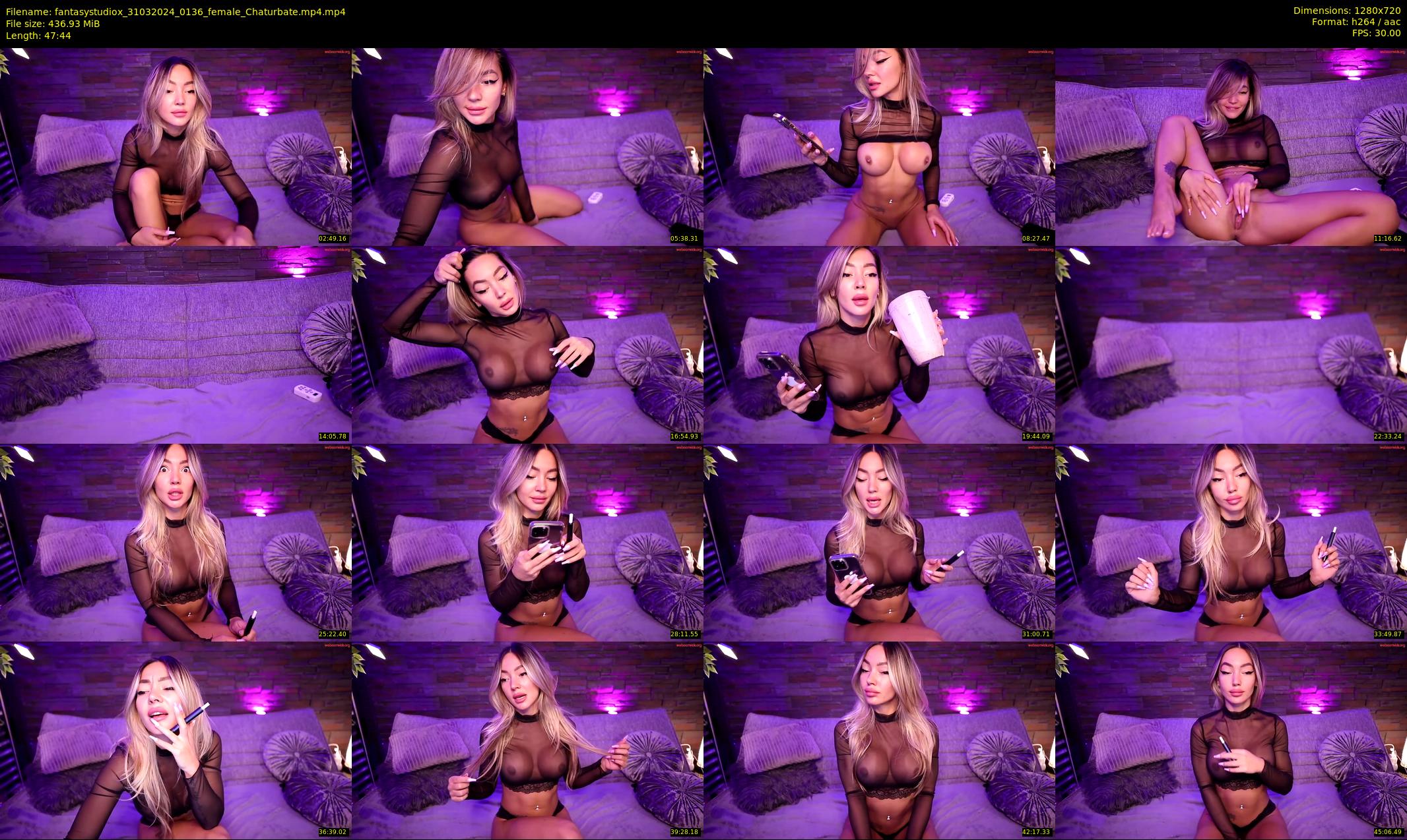 fantasystudiox — 48 minute Chaturbate female cam show recording, 720p, Mar 31, 2024
