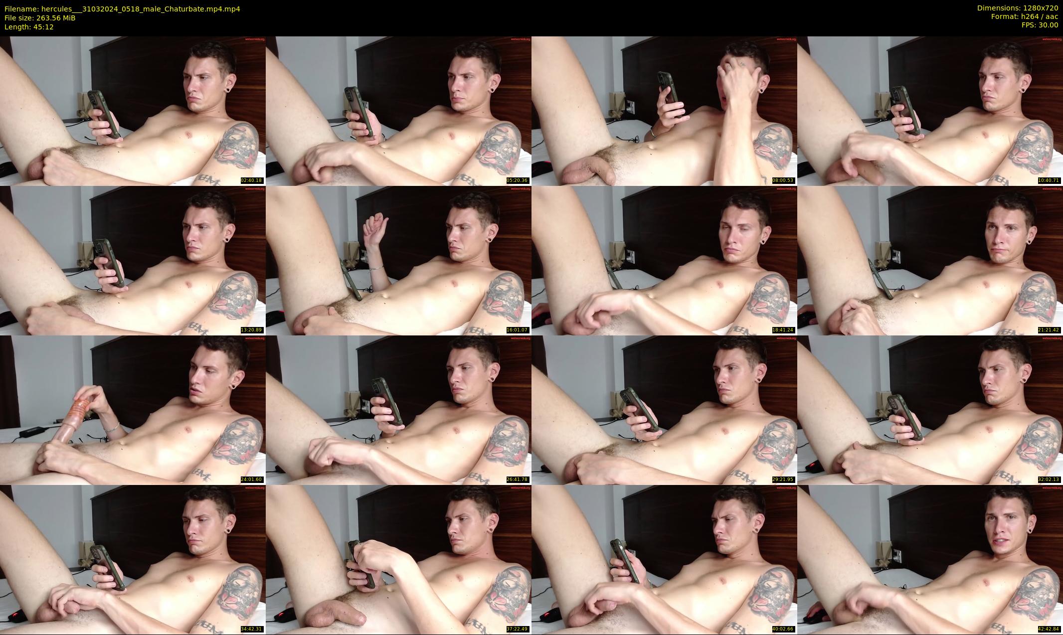 hercules__ — 46 minute Chaturbate male cam show recording, 720p, Mar 31, 2024