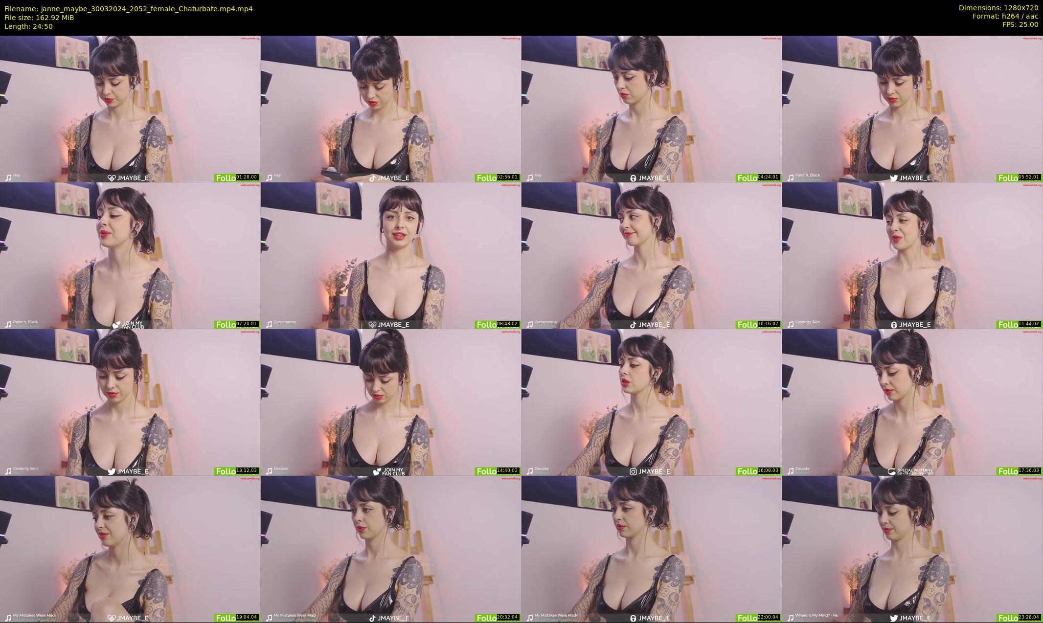 janne_maybe — 25 minute Chaturbate female cam show recording, 720p, Mar 30, 2024