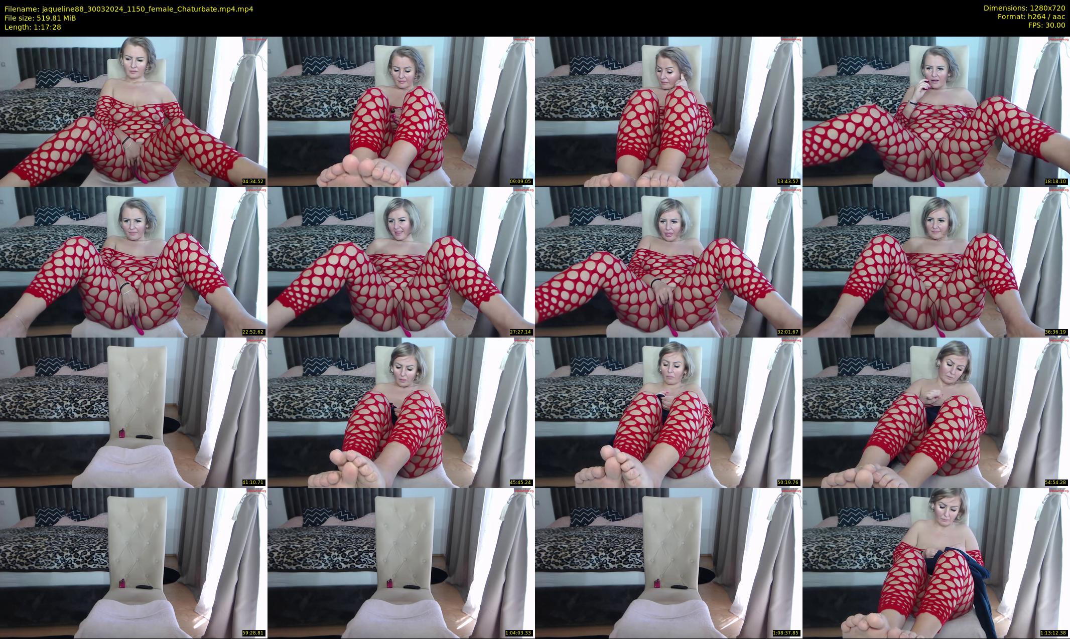 jaqueline88 — 78 minute Chaturbate female cam show recording, 720p, Mar 30, 2024