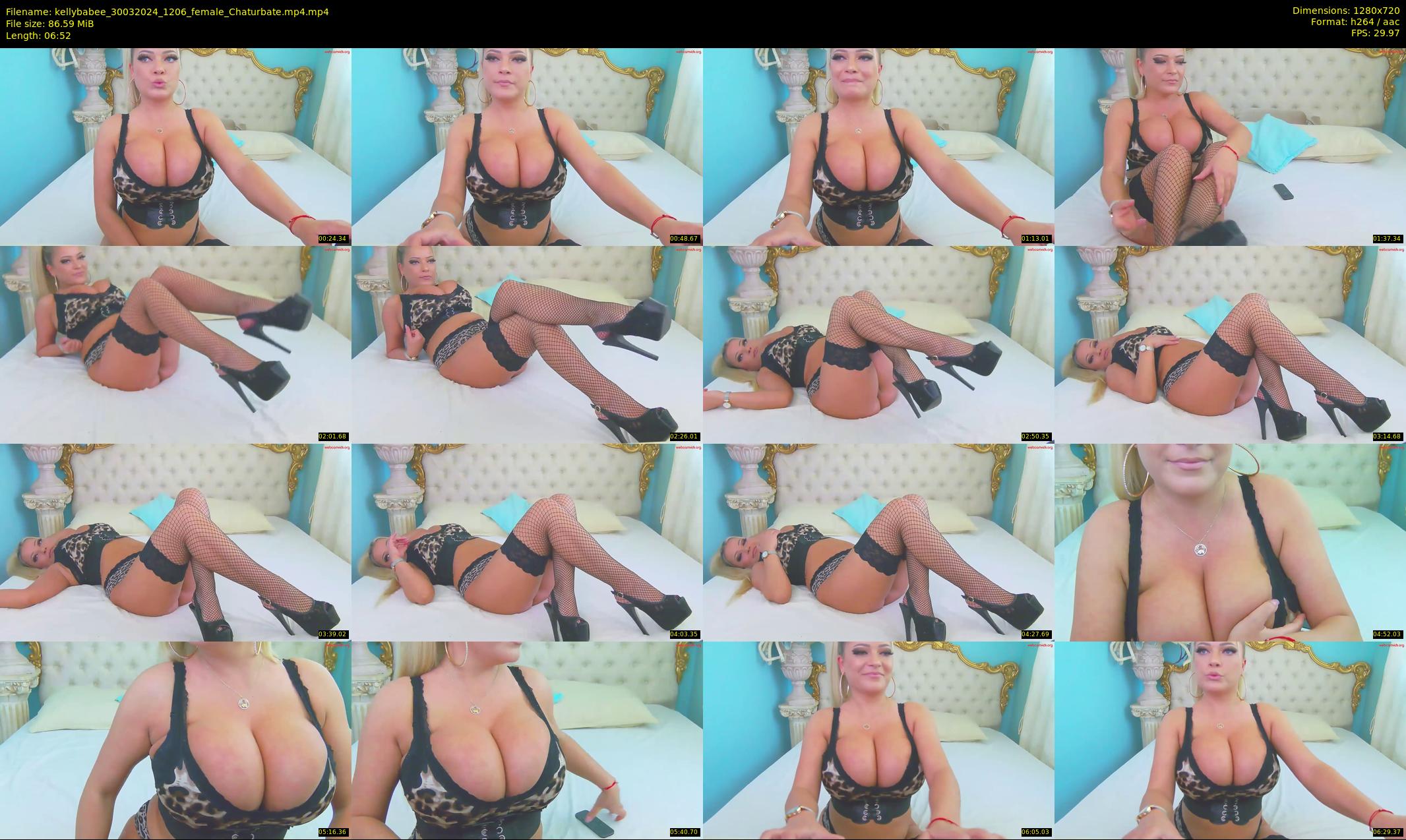 kellybabee — 7 minute Chaturbate female cam show recording, 720p, Mar 30, 2024