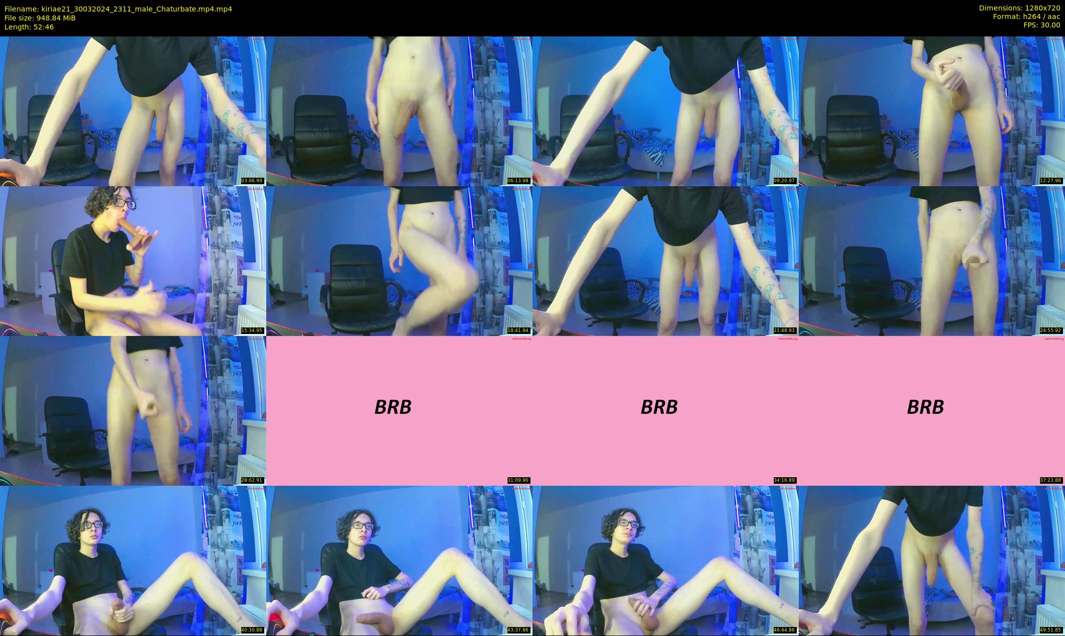 kiriae21 — 53 minute Chaturbate male cam show recording, 720p, Mar 30, 2024