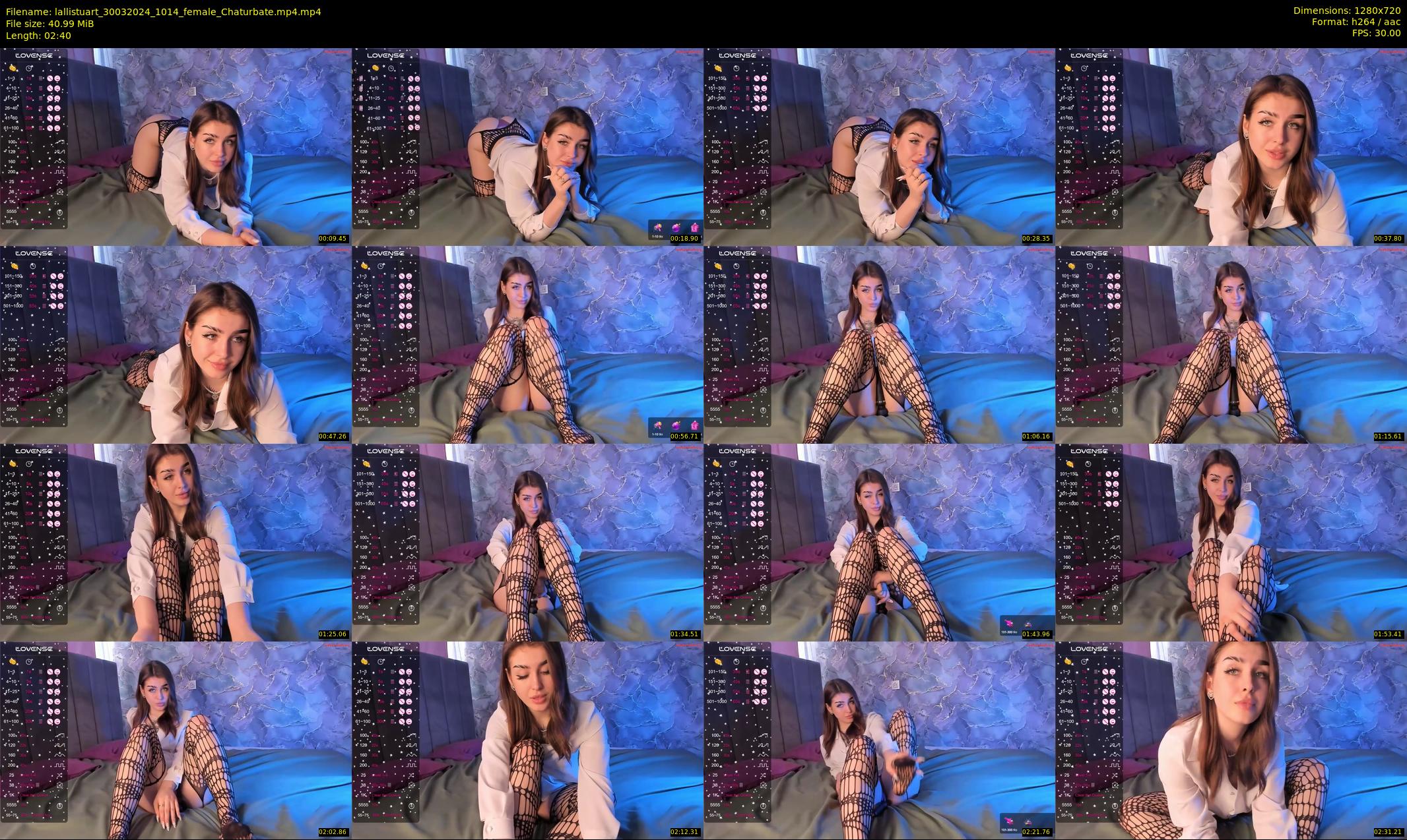lallistuart — 3 minute Chaturbate female cam show recording, 720p, Mar 30, 2024
