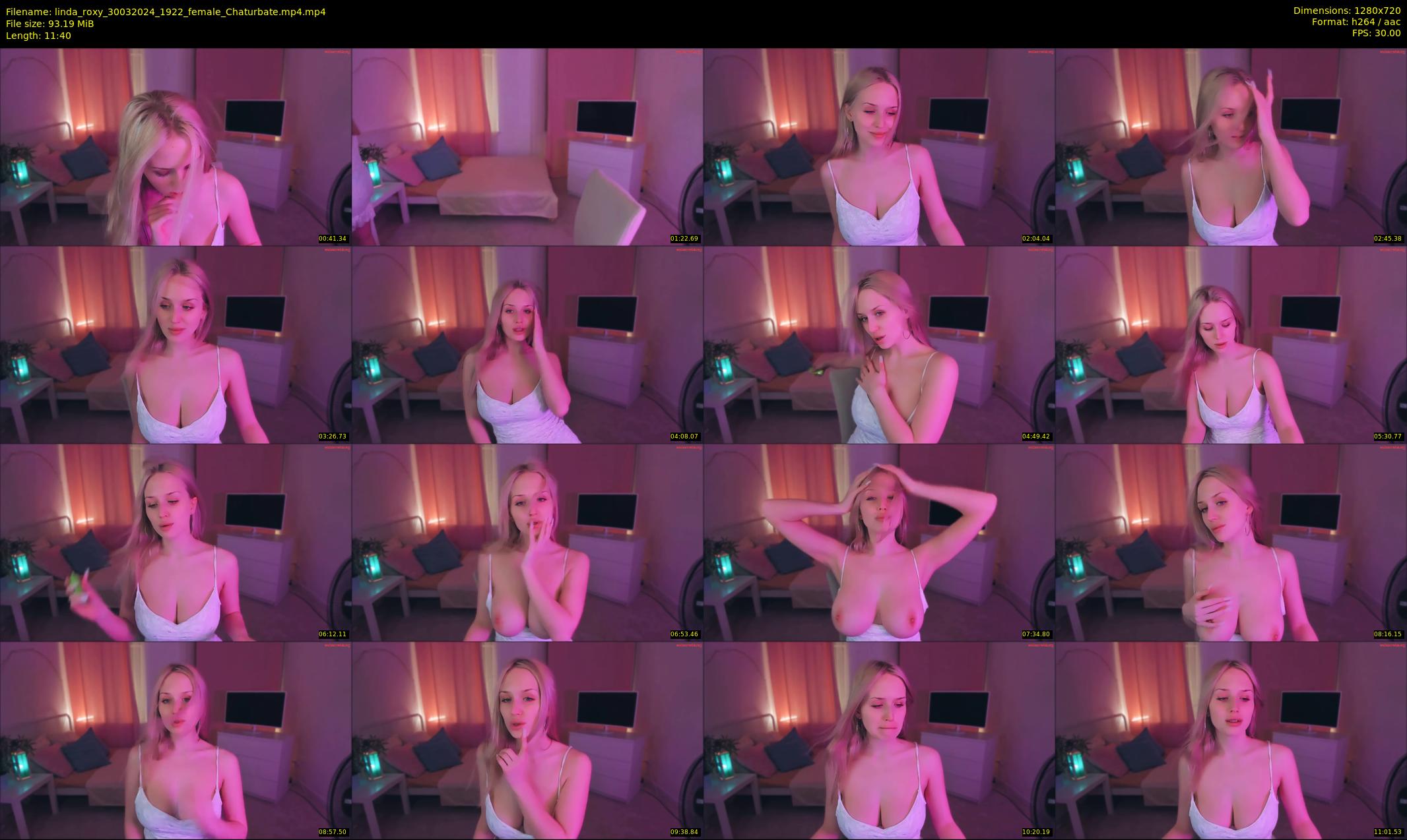linda_roxy — 12 minute Chaturbate female cam show recording, 720p, Mar 30, 2024